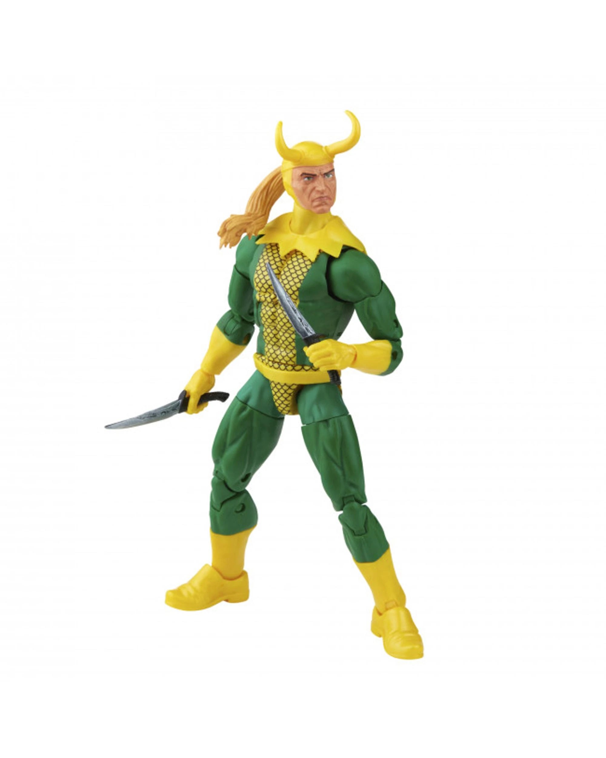 2 Marvel Legends Series Retro Loki 6 inch Action Figure, 2 of 5