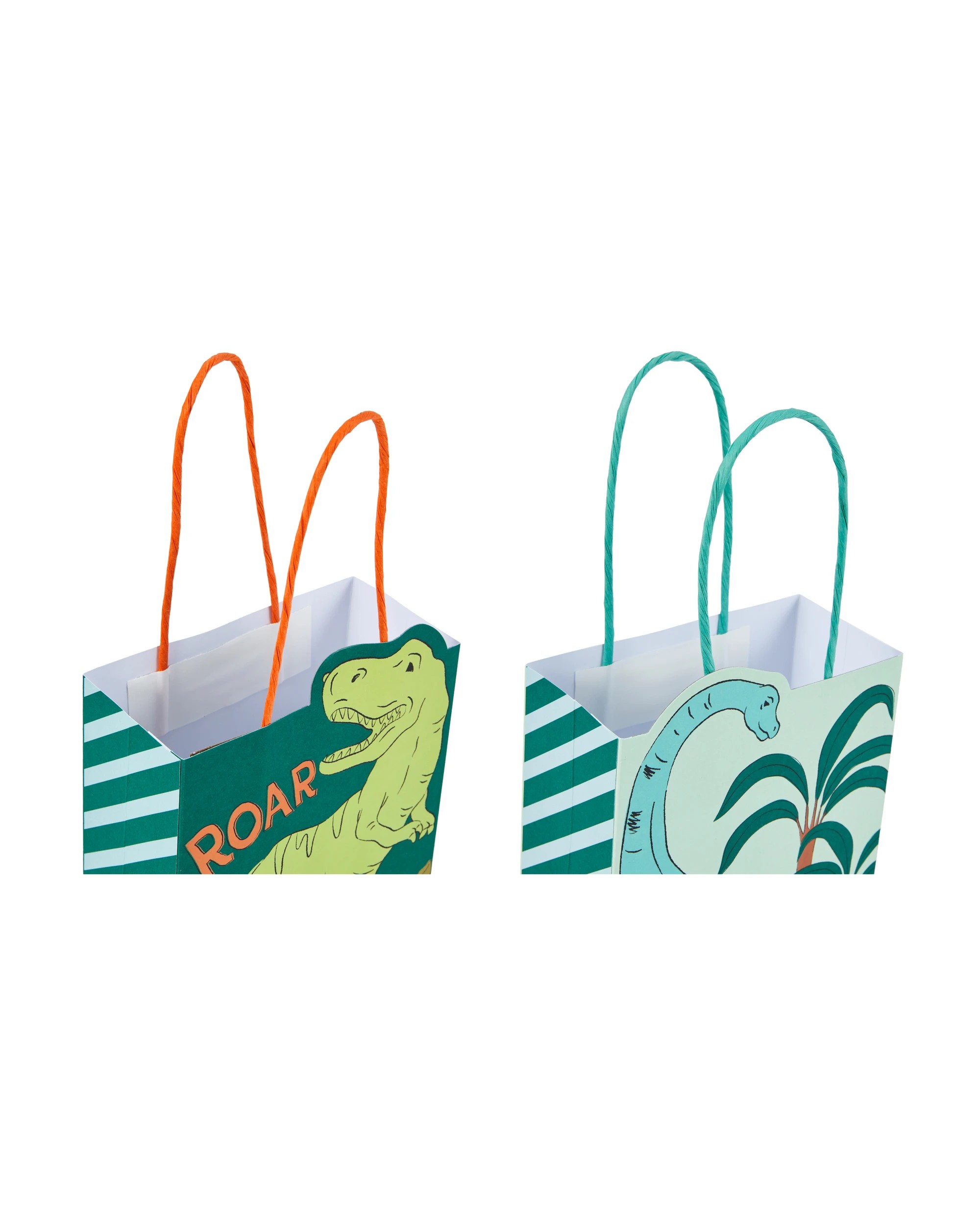 4 8 Piece Dinosaur Shaped Loot Bags, 4 of 6