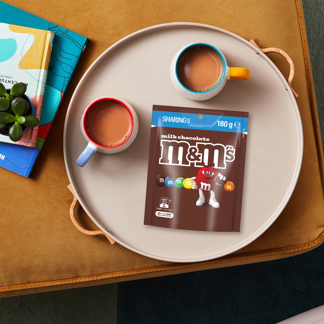 3 M&M's Milk Chocolate Snack and Share Bag 180g, 3 of 5