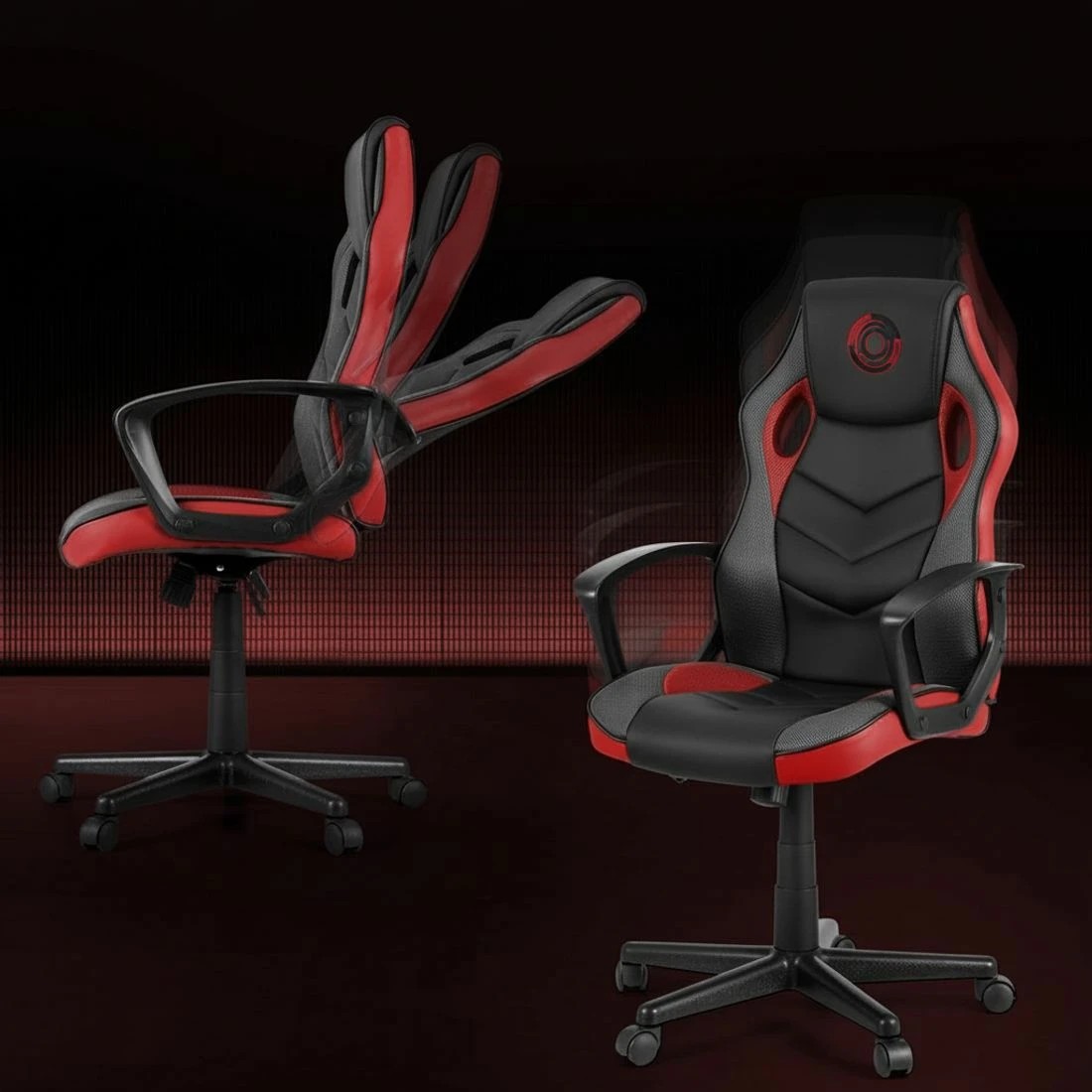 6 Artiss Gaming Office Chair Computer Chairs - Red, 6 of 7