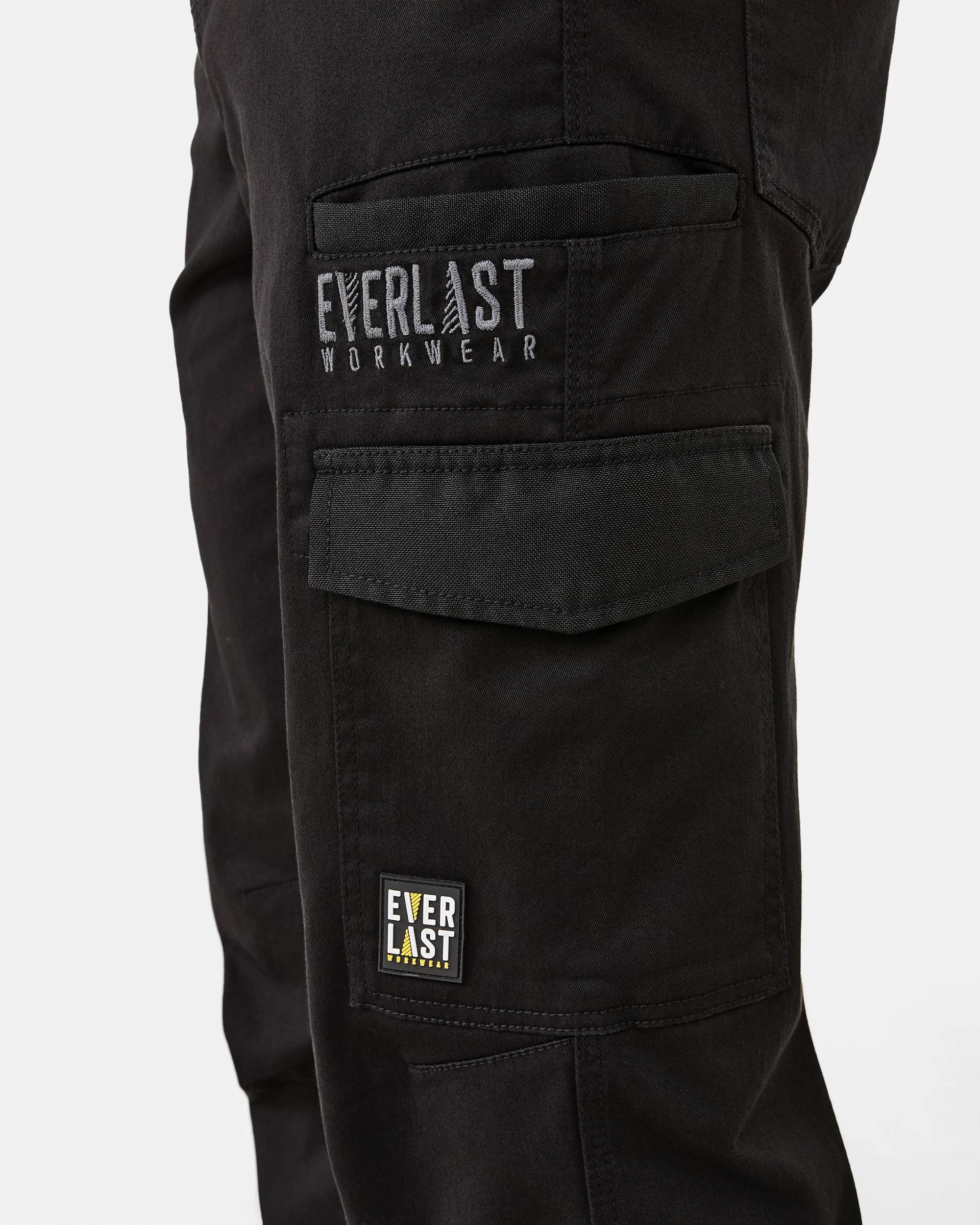 6 Everlast Work Canvas Joggers BLACK, 6 of 7