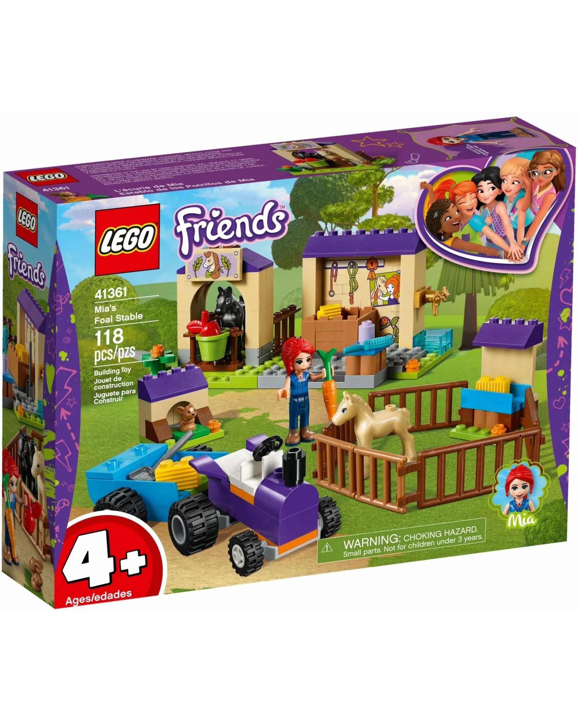 1 LEGO Friends Mia's Foal Stable 41361, 1 of 5