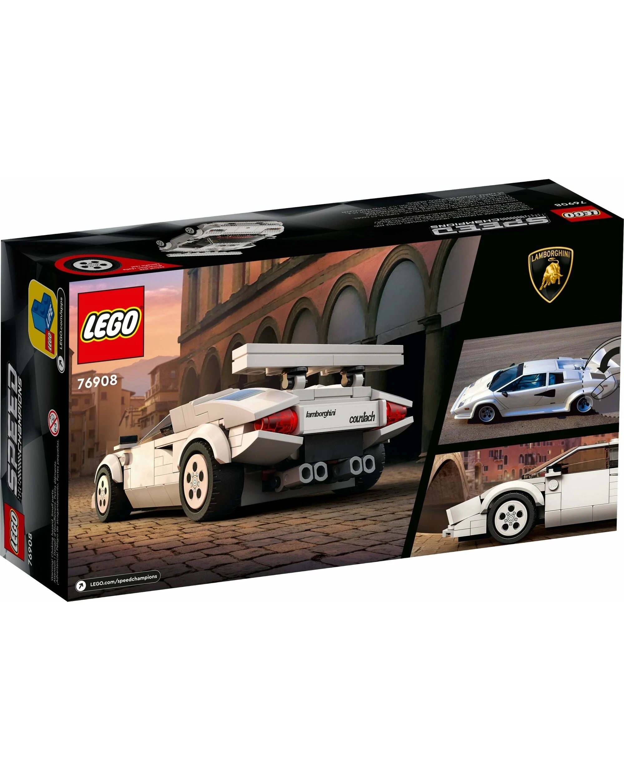 2 LEGO Speed Champion 76908 Lamborghini Countach, 2 of 3