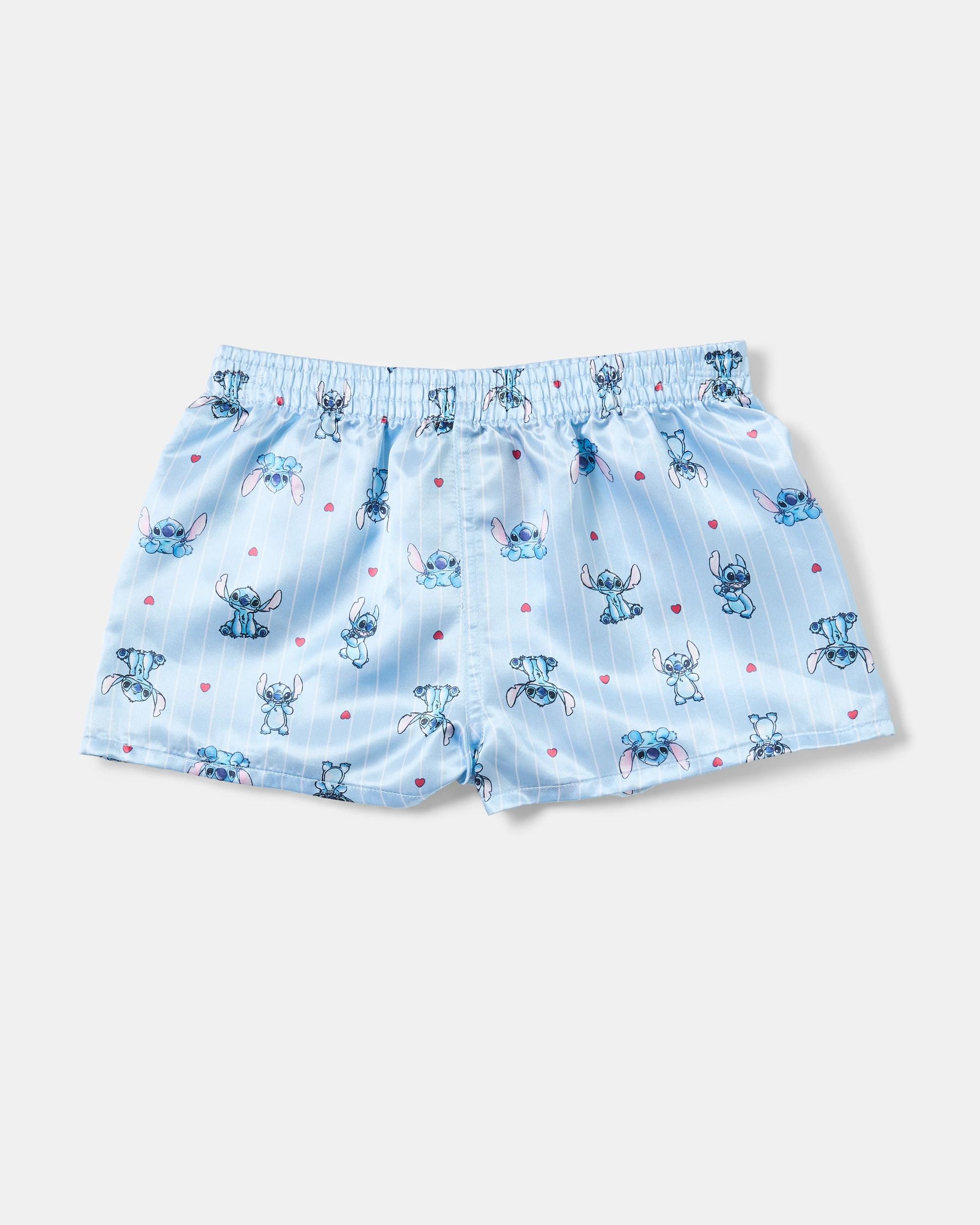 4 2 Pack Disney Lilo & Stitch License Satin Boxers Stitch, 4 of 4