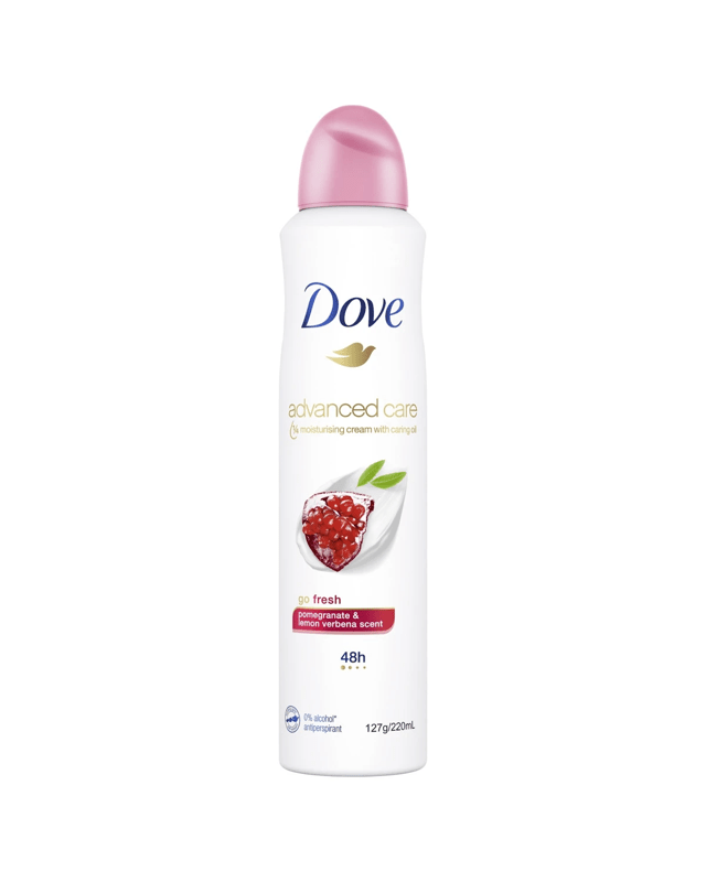 Dove Advanced Care Go Fresh Antiperspirant Aerosol Deodorant 220ml - Pomegranate & Lemon Verbena S