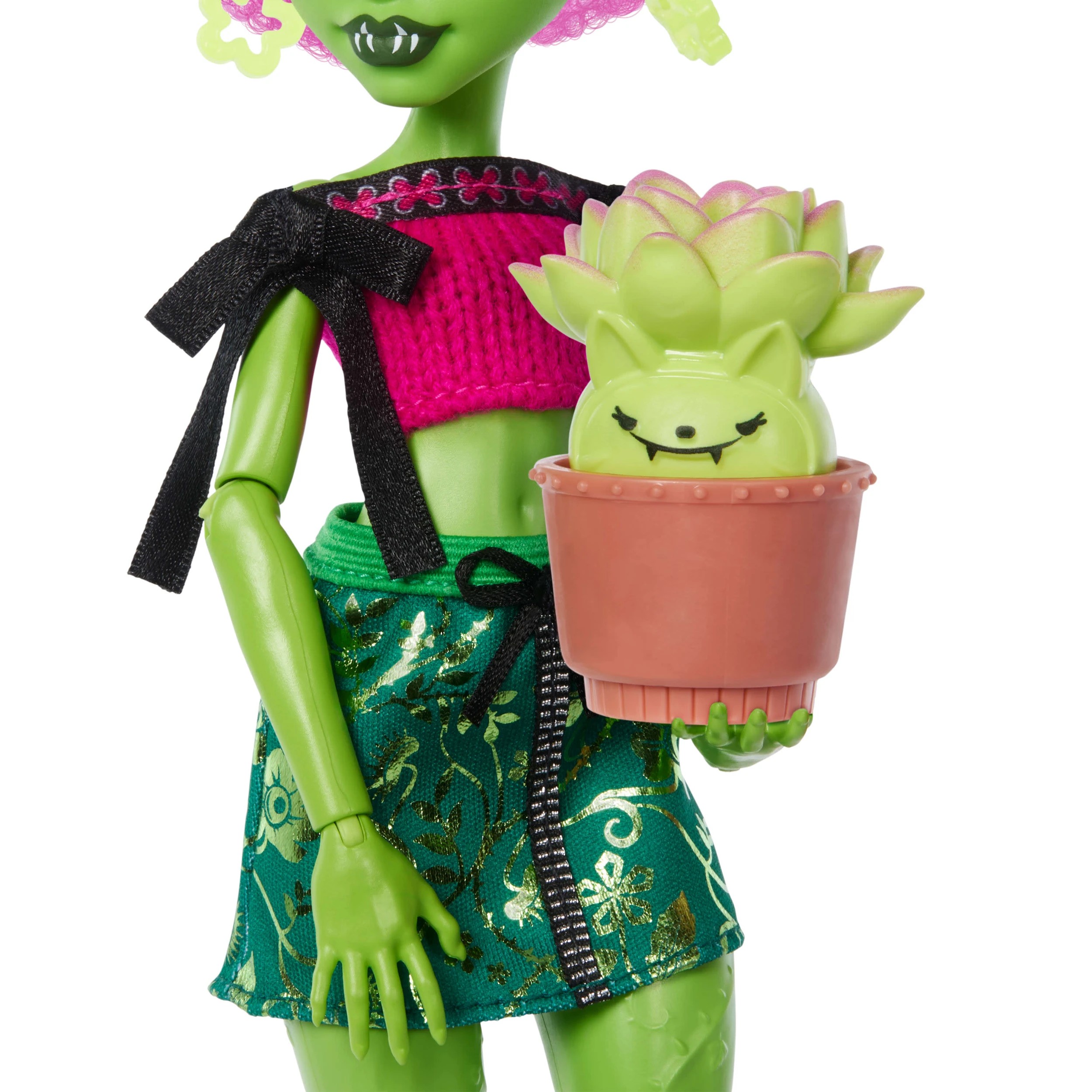 4 14 Piece Monster High Self-Scare Secrets Venus McFlytrap Fashion Doll and Accessories Set, 4 of 6