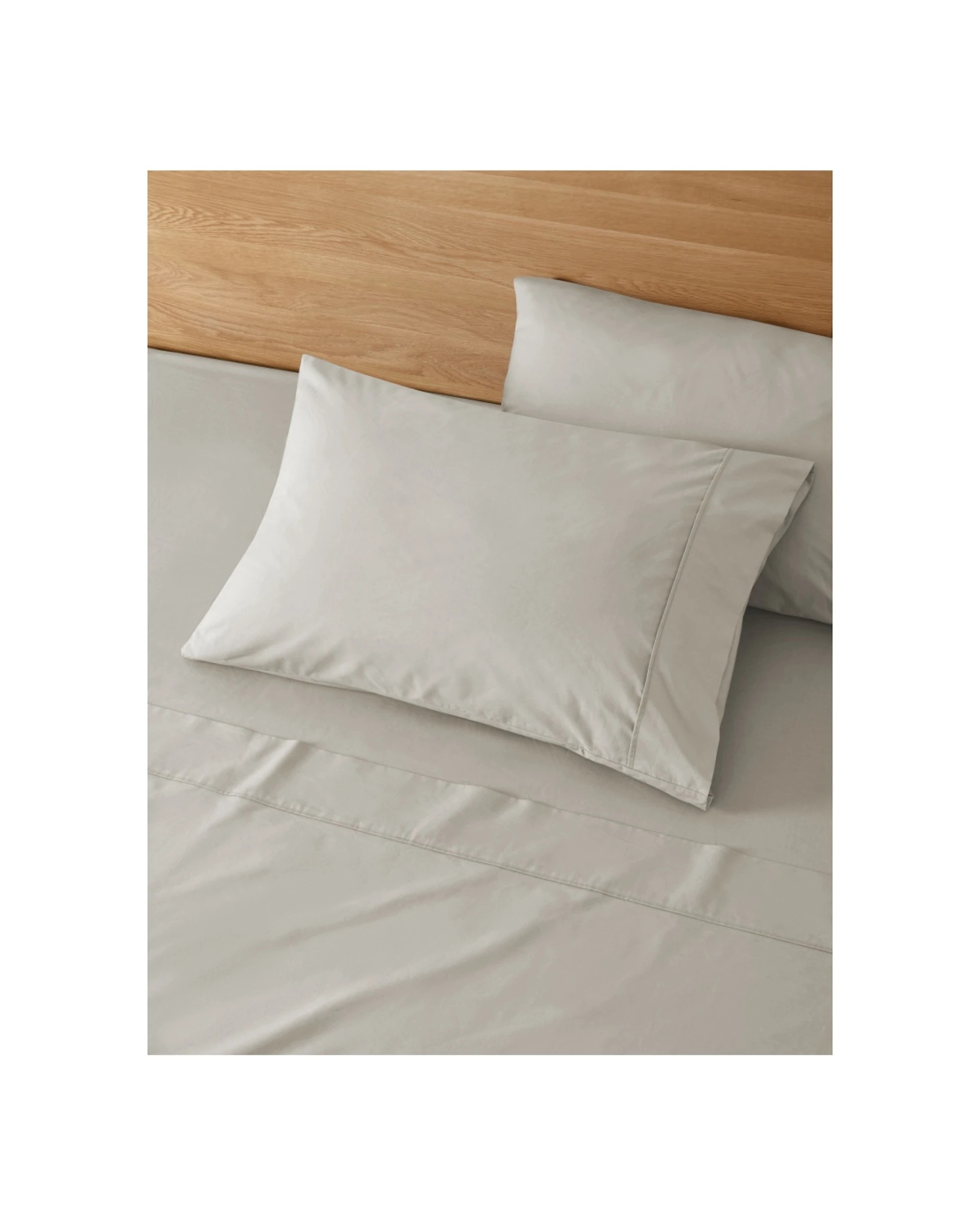 2 ONKAPARINGA 300TC Hepburn Cotton Percale Sheet Bedding Set - King Bed, 2 of 5