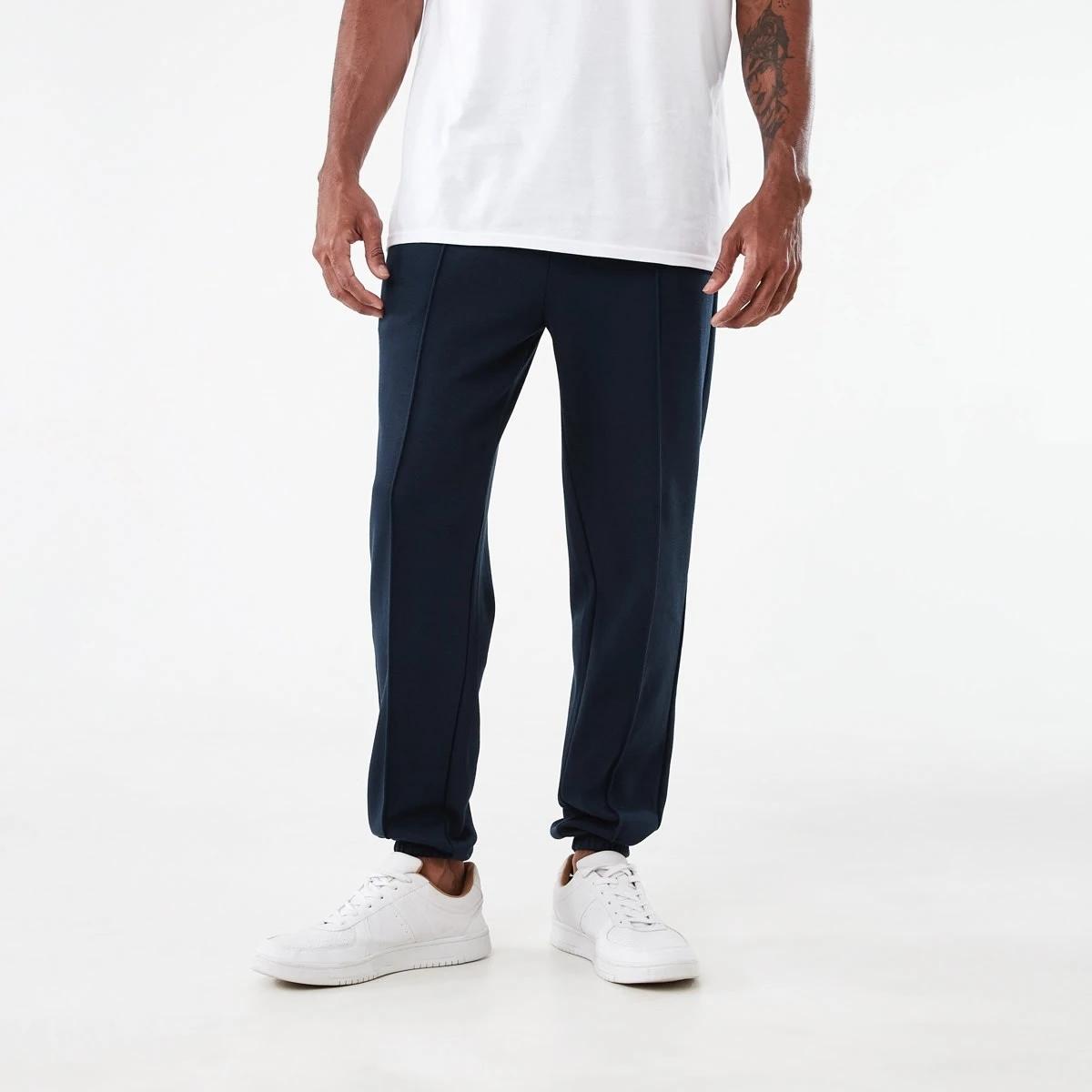 1 Pique Texture Trackpants Nvy Sphire, 1 of 5
