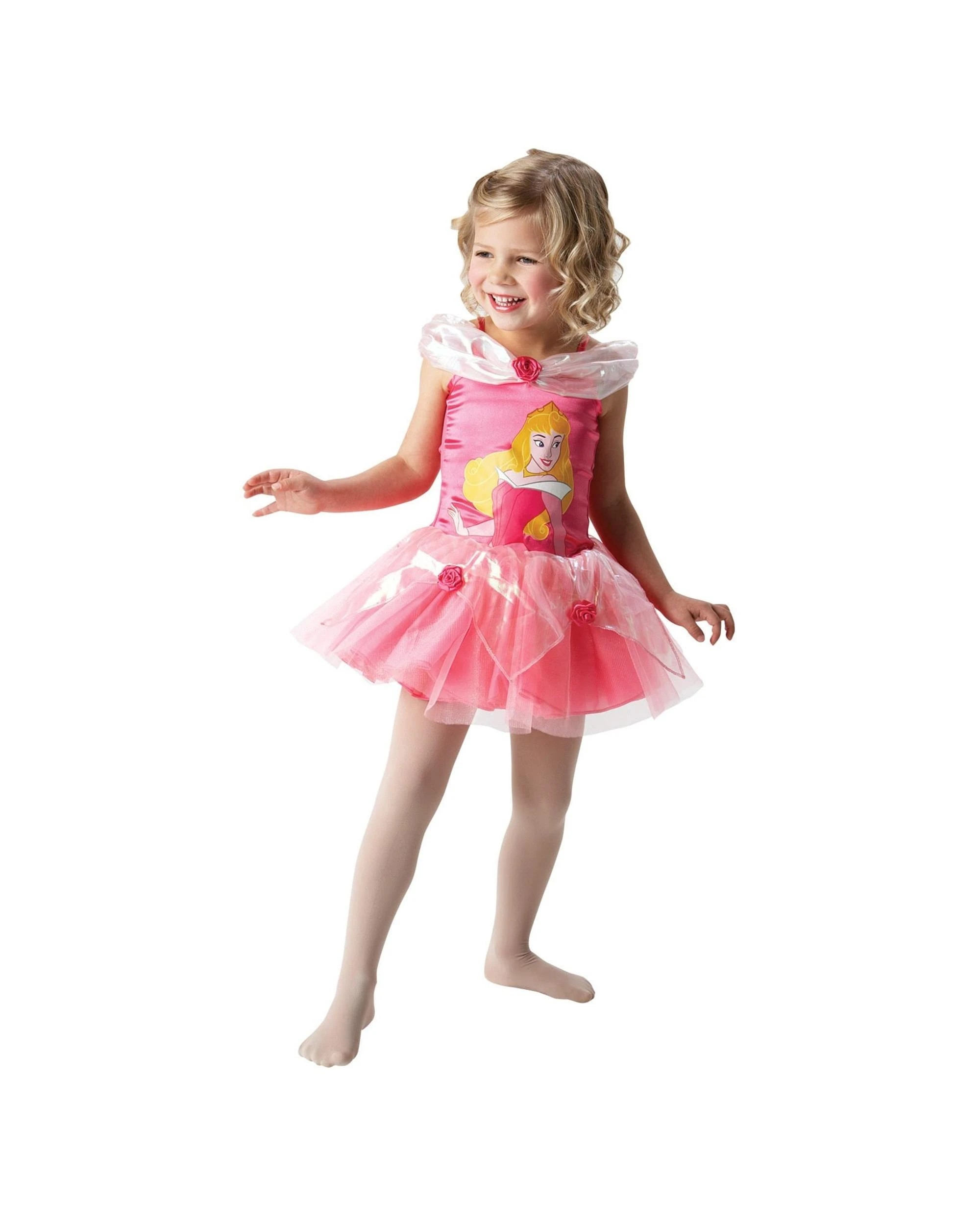 1 Disney Princess Aurora Sleeping Beauty Ballerina Dress Child Costume Toddler, 1 of 4