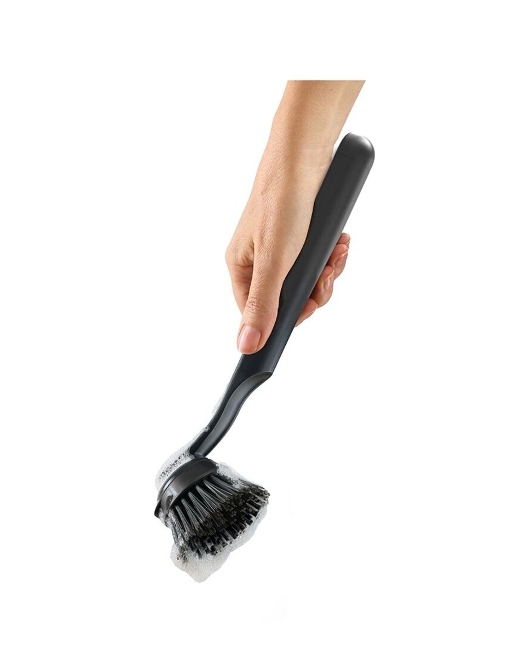 5 Joseph Joseph SinkTech Kitchen Dish Brush 2PK With Steel Stand Stain-Resistant Graphite - Grey, 5 of 7