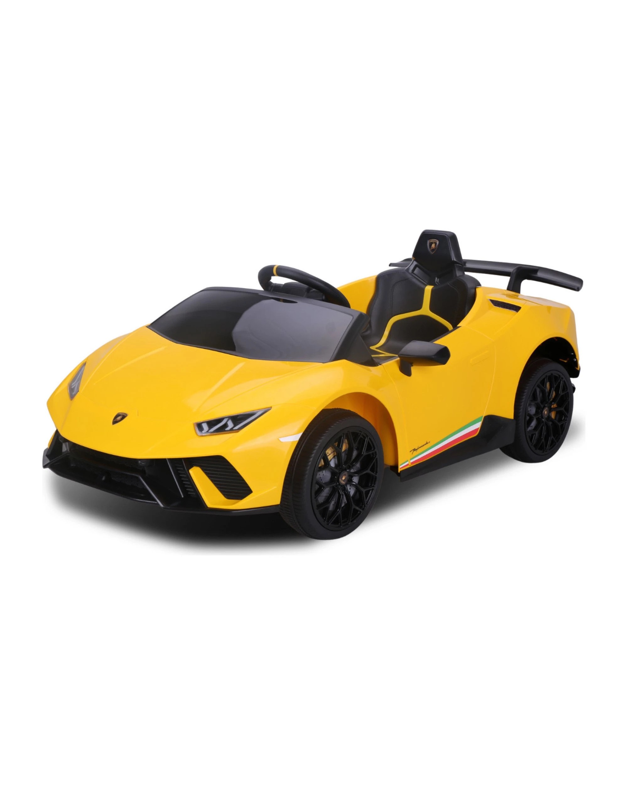 1 Kahuna Lamborghini Performante Kids Electric Ride On Car - Yellow, 1 of 10