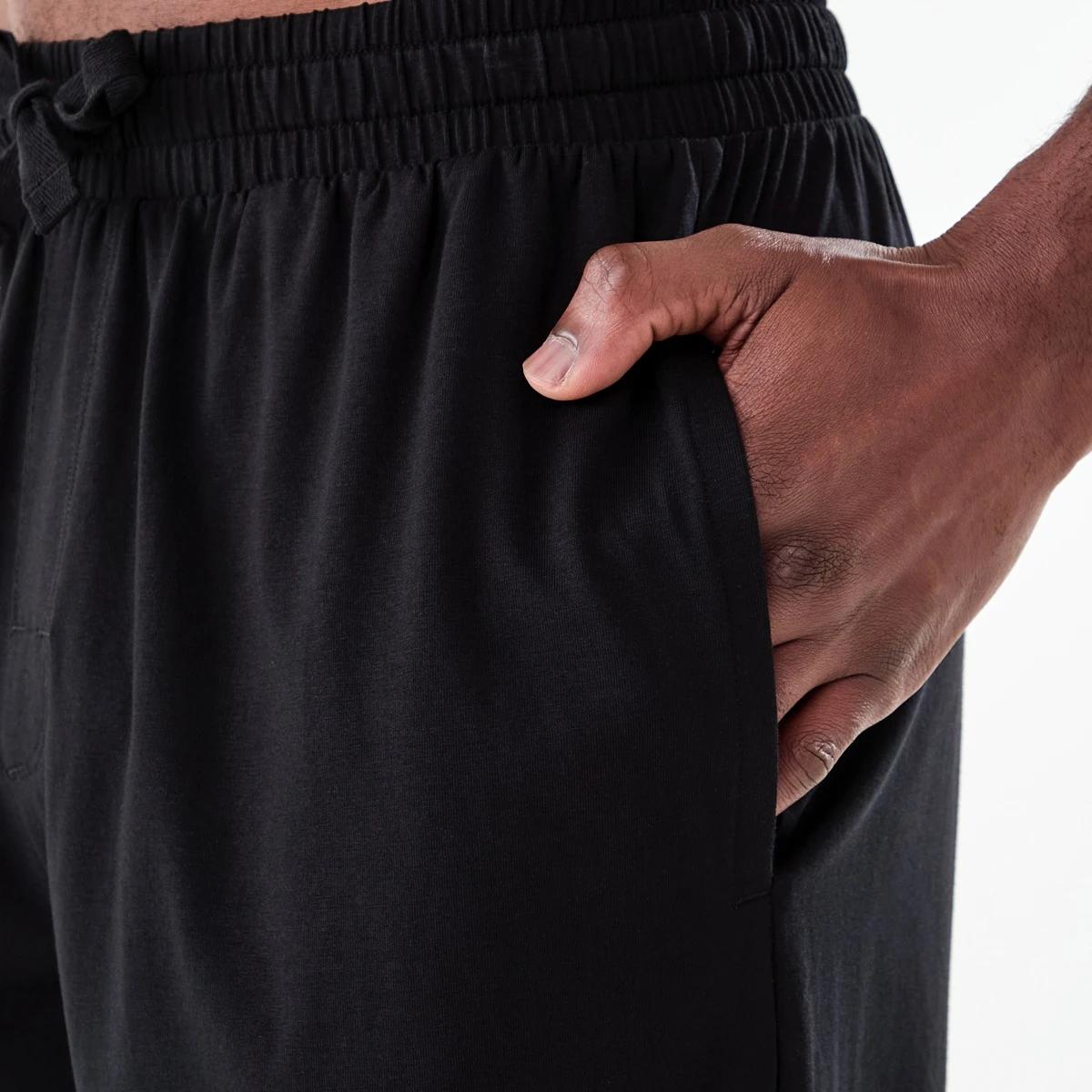 5 Cotton Elastane Shorts BLACK, 5 of 6