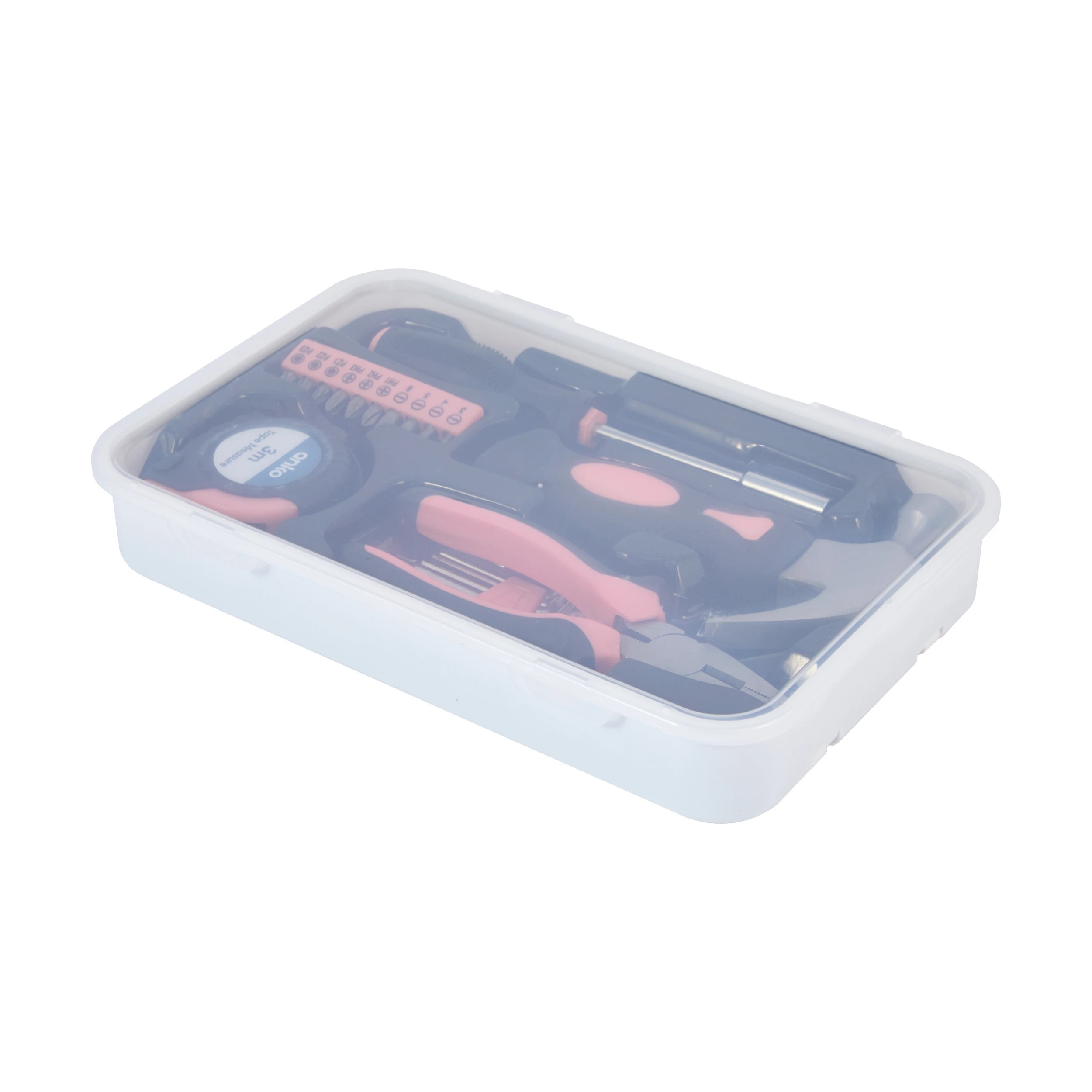 3 22 Piece Tool Set - Black and Pink, 3 of 6