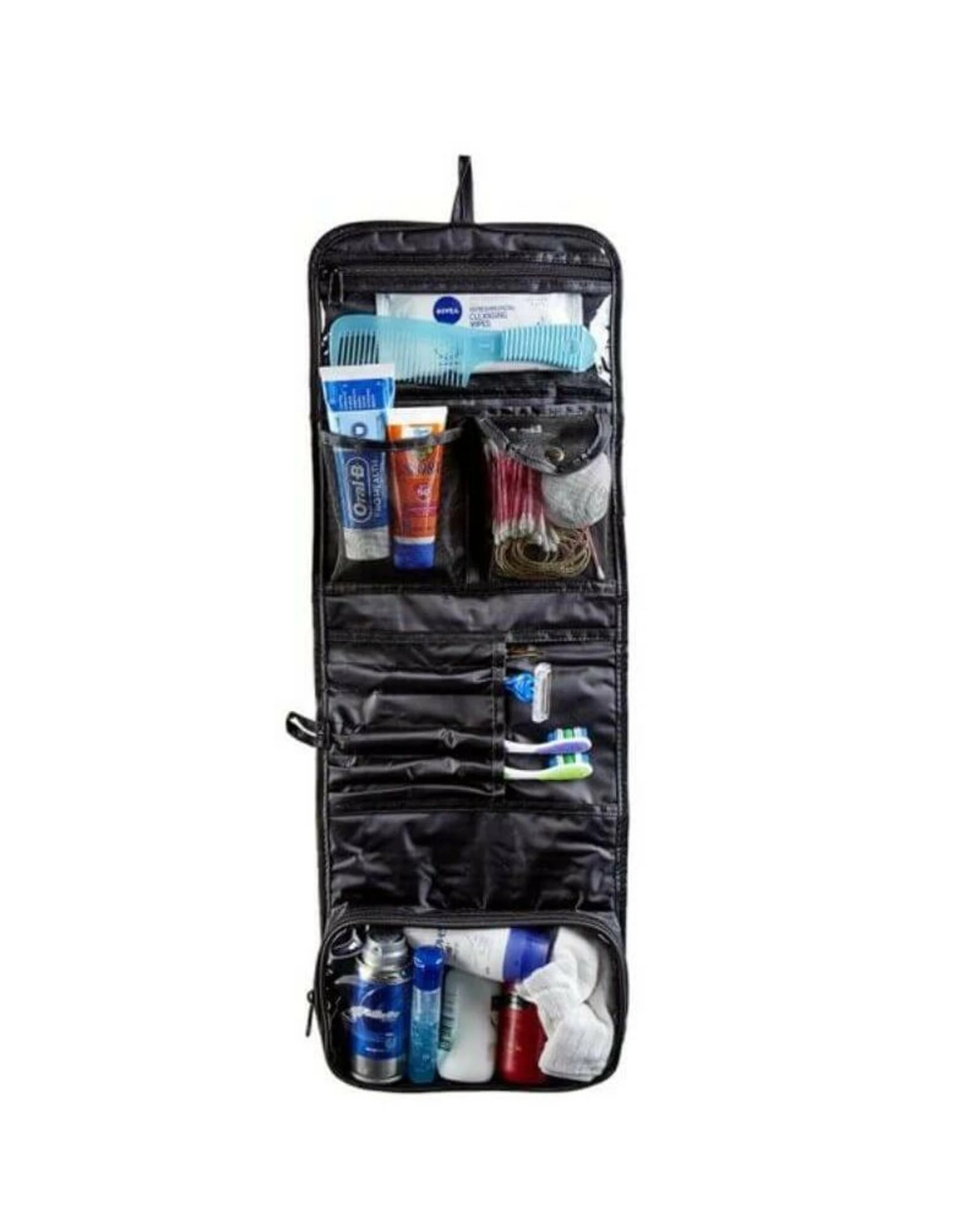 2 Korjo Hanging Toiletry Bag - Black - Black, 2 of 2