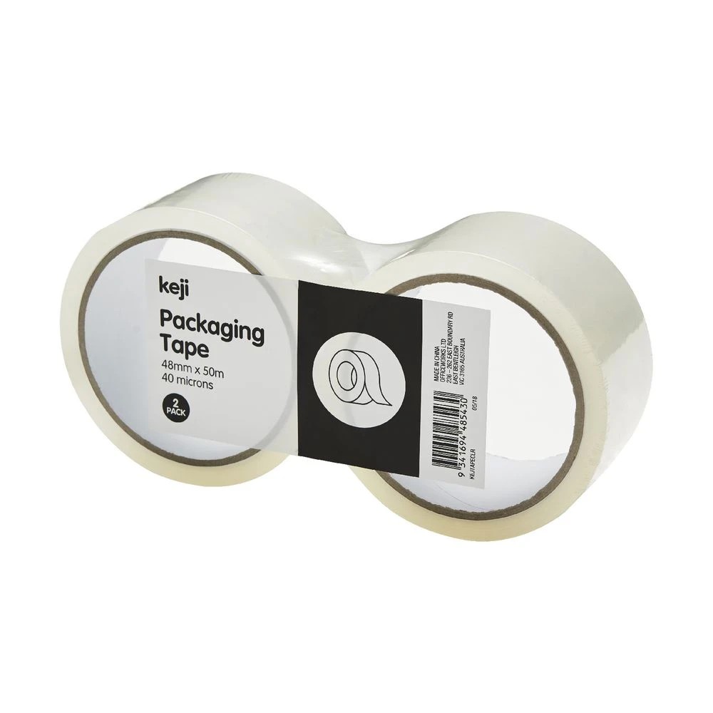 2 Keji Packaging Tape 48mm x 50m 2 Pack, 2 of 2