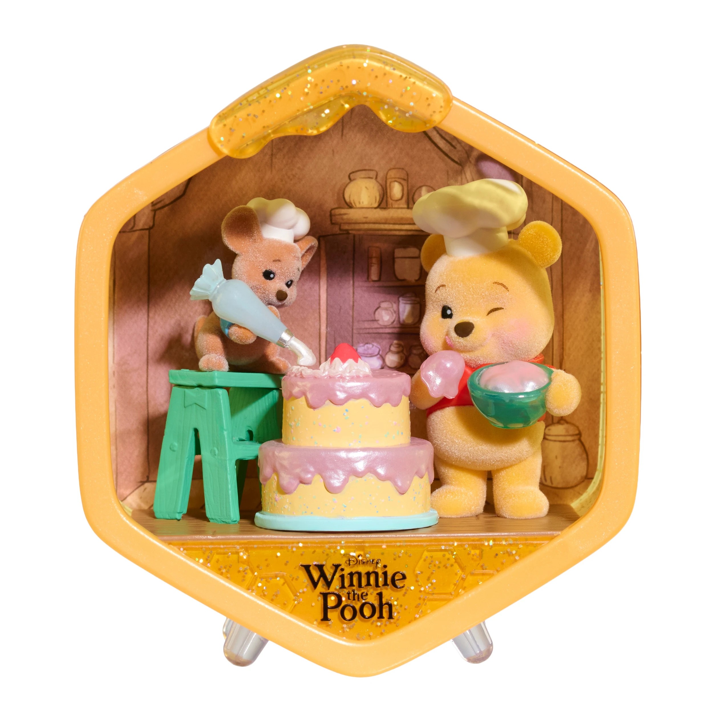 9 Happy Haul Disney Winnie The Pooh Honeycomb Homes Scene Setter - Assorted, 9 of 10
