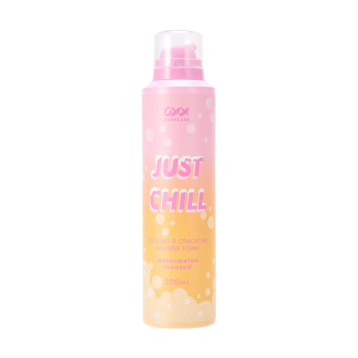 1 OXX Bodycare Just Chill Cooling and Crackling Shower Foam 200ml - Watermelon Scented, 1 of 6
