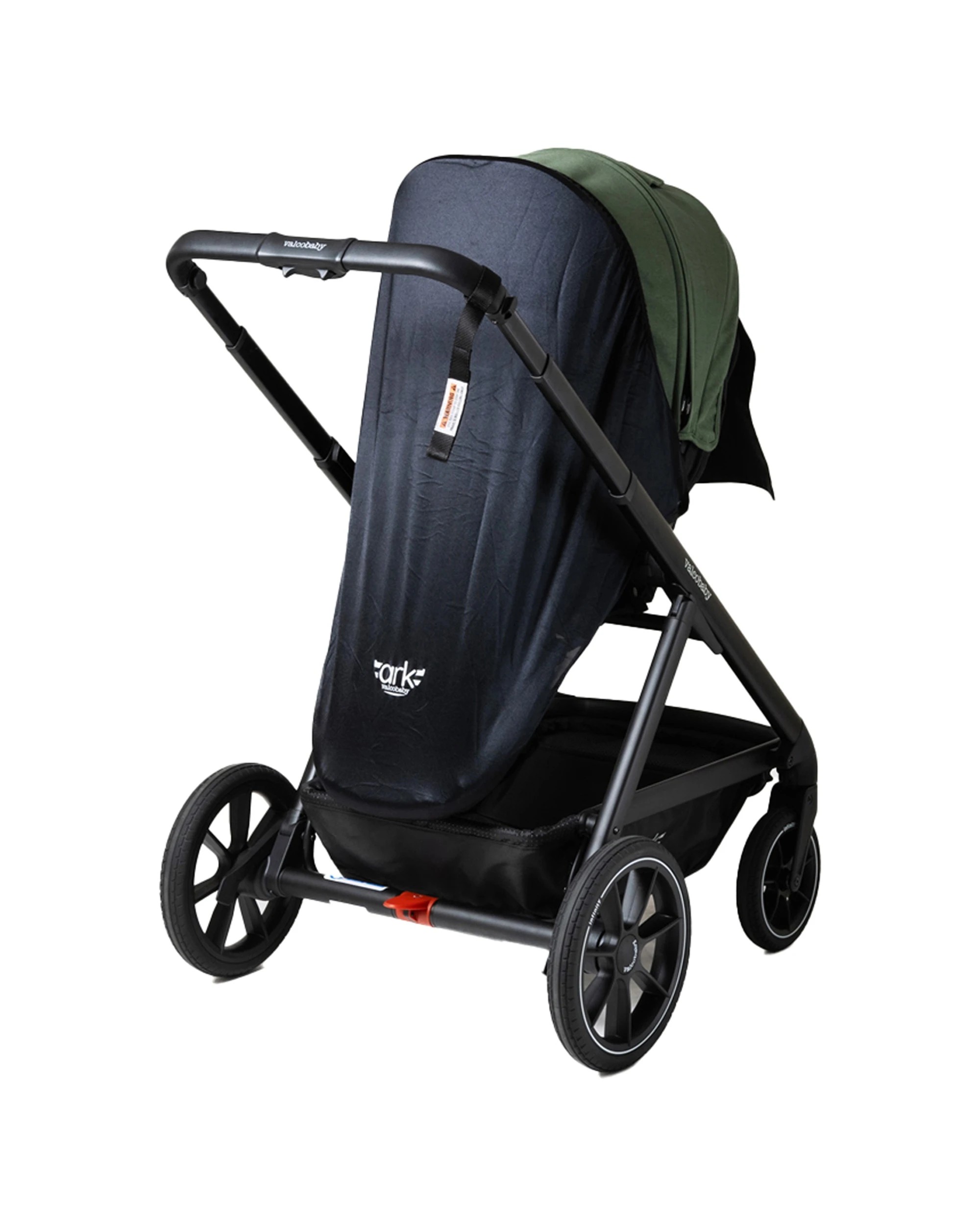 1 ValcoBaby Ark Pram Stroller Mesh Insect Net UV Reflective Sun Shade Cover - Black, 1 of 4