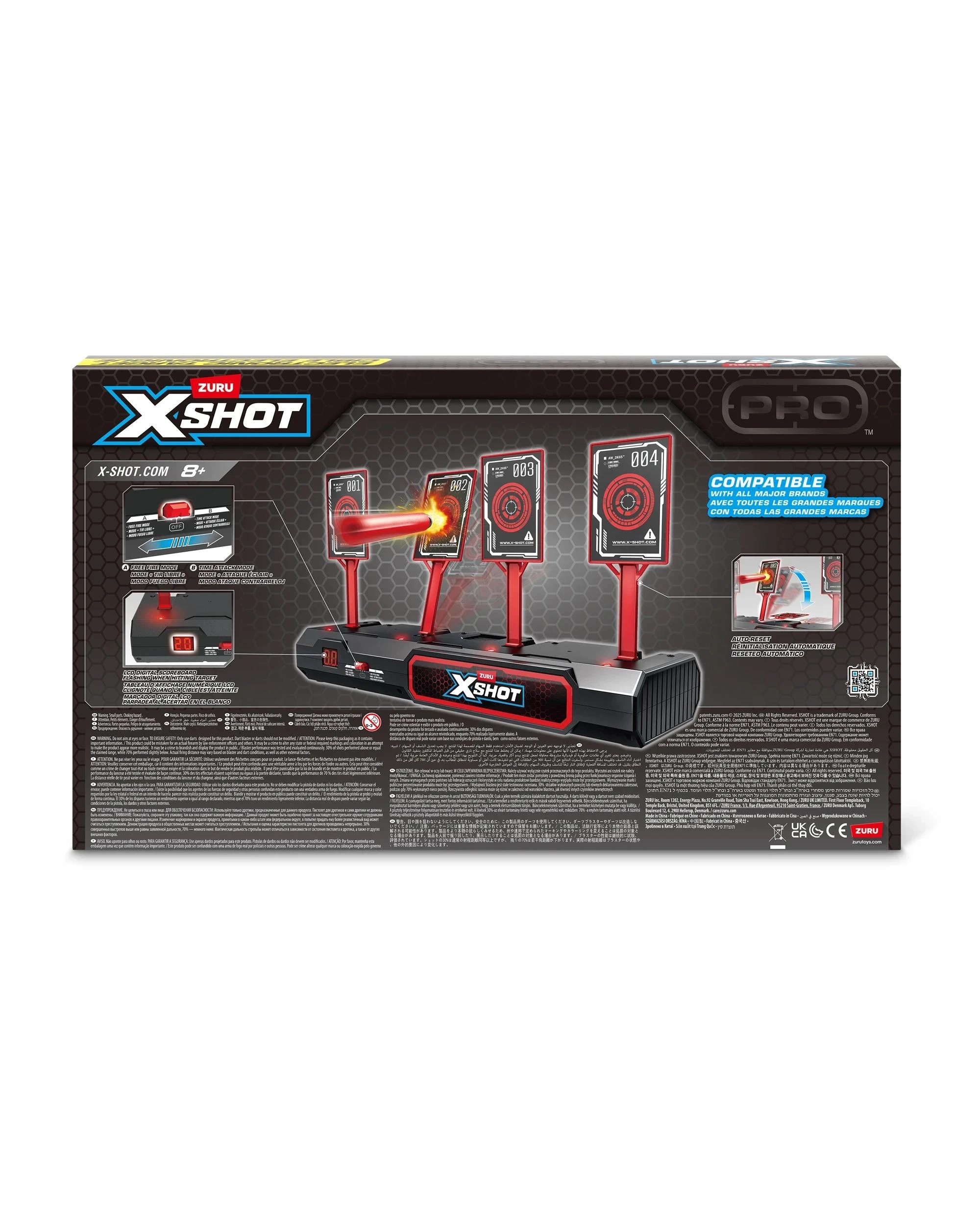 5 Xshot Electronic Target By Zuru - Multi, 5 of 5