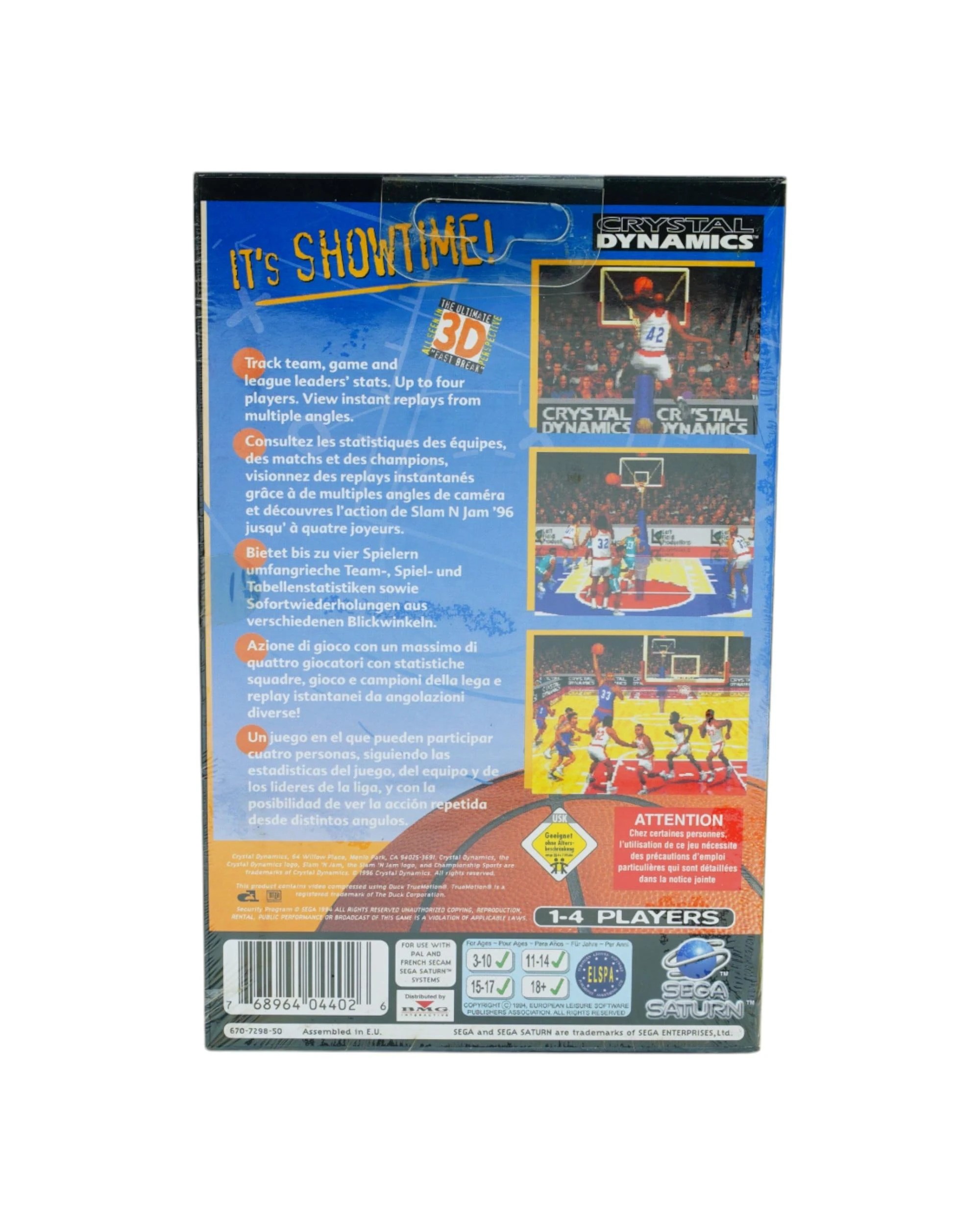 5 Slam 'n Jam '96 Featuring Magic and Kareem - Saturn, 5 of 7