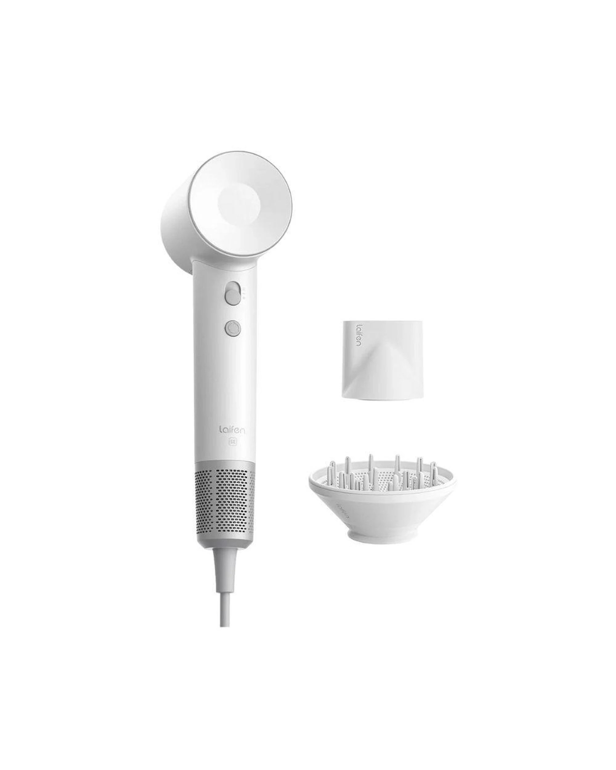 1 Laifen SE High Speed Hair Dryer White with Diffuser and Smooth Nozzle, 1 of 1