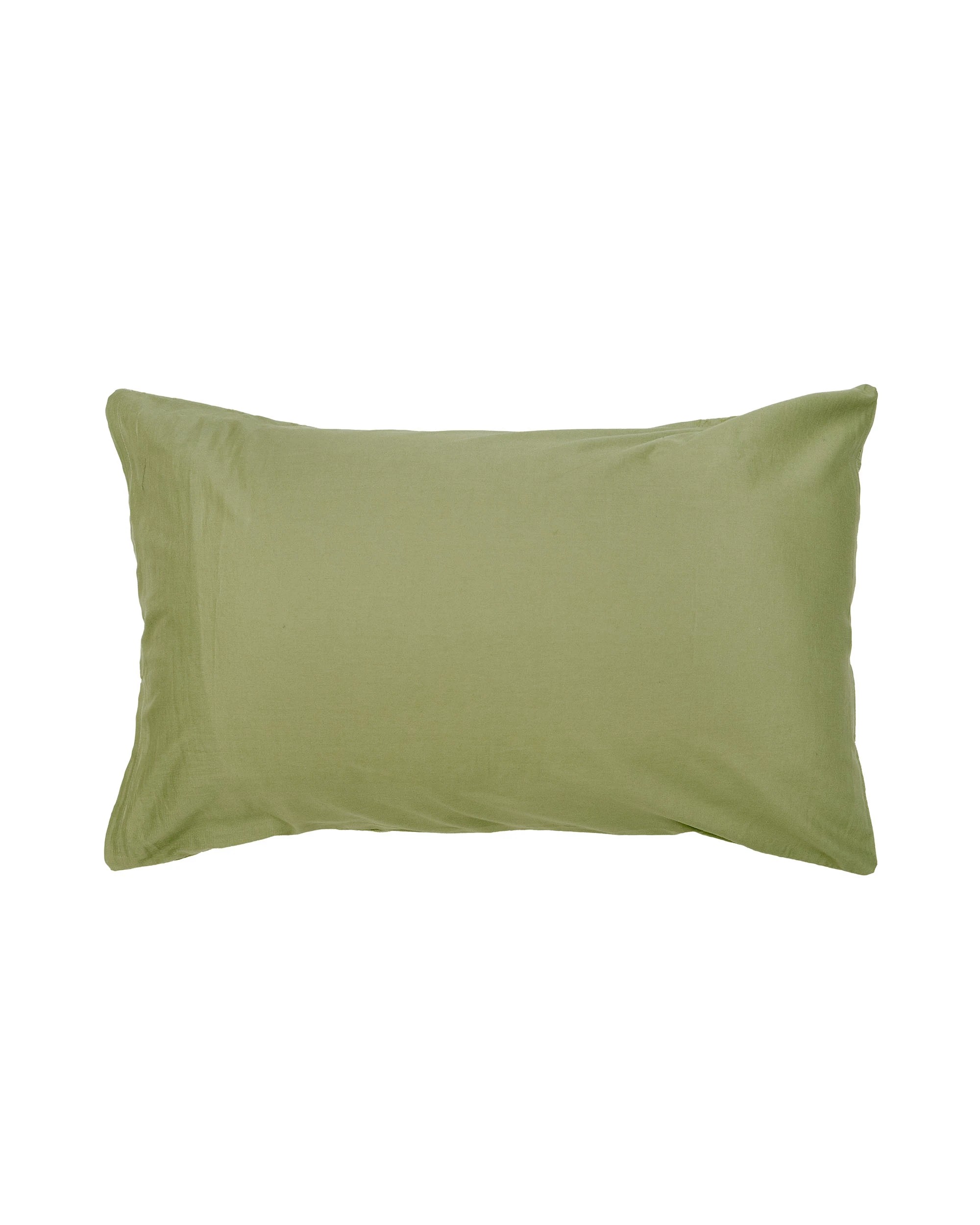 4 Bambury Acacia Jacquard Cotton-Polyester Blend  Easy Care Machine Washable  Quilt Cover Set  Pear - Queen Bed - Green, 4 of 5