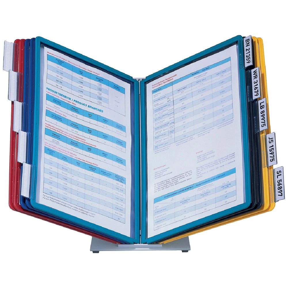1 Durable Vario Table 10 Page Display System, 1 of 4