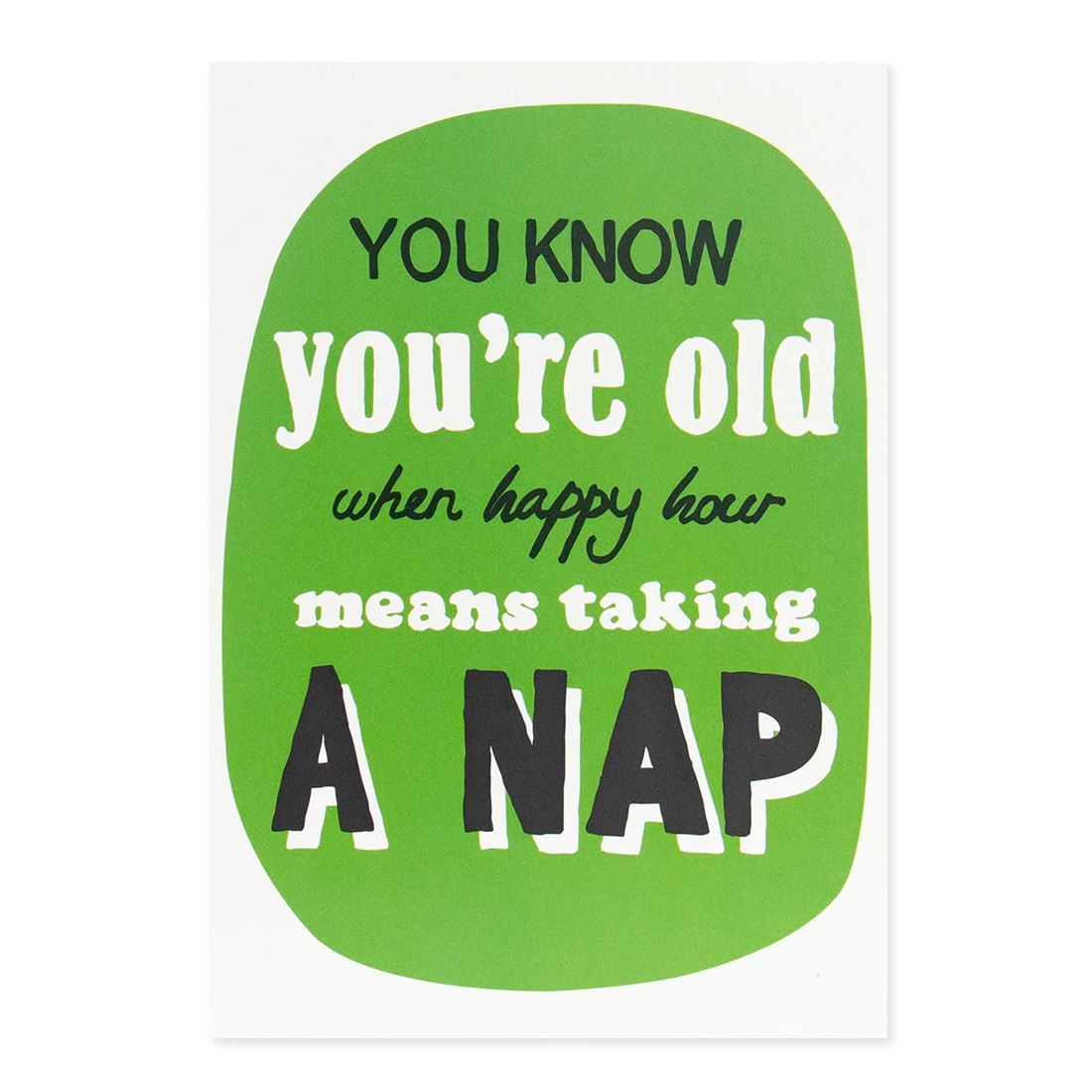 3 Connections from Hallmark Humorous Birthday Card - A Nap, 3 of 3
