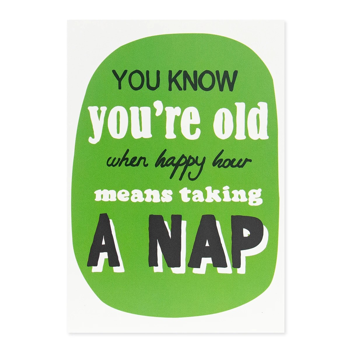 3 Connections from Hallmark Humorous Birthday Card - A Nap, 3 of 3