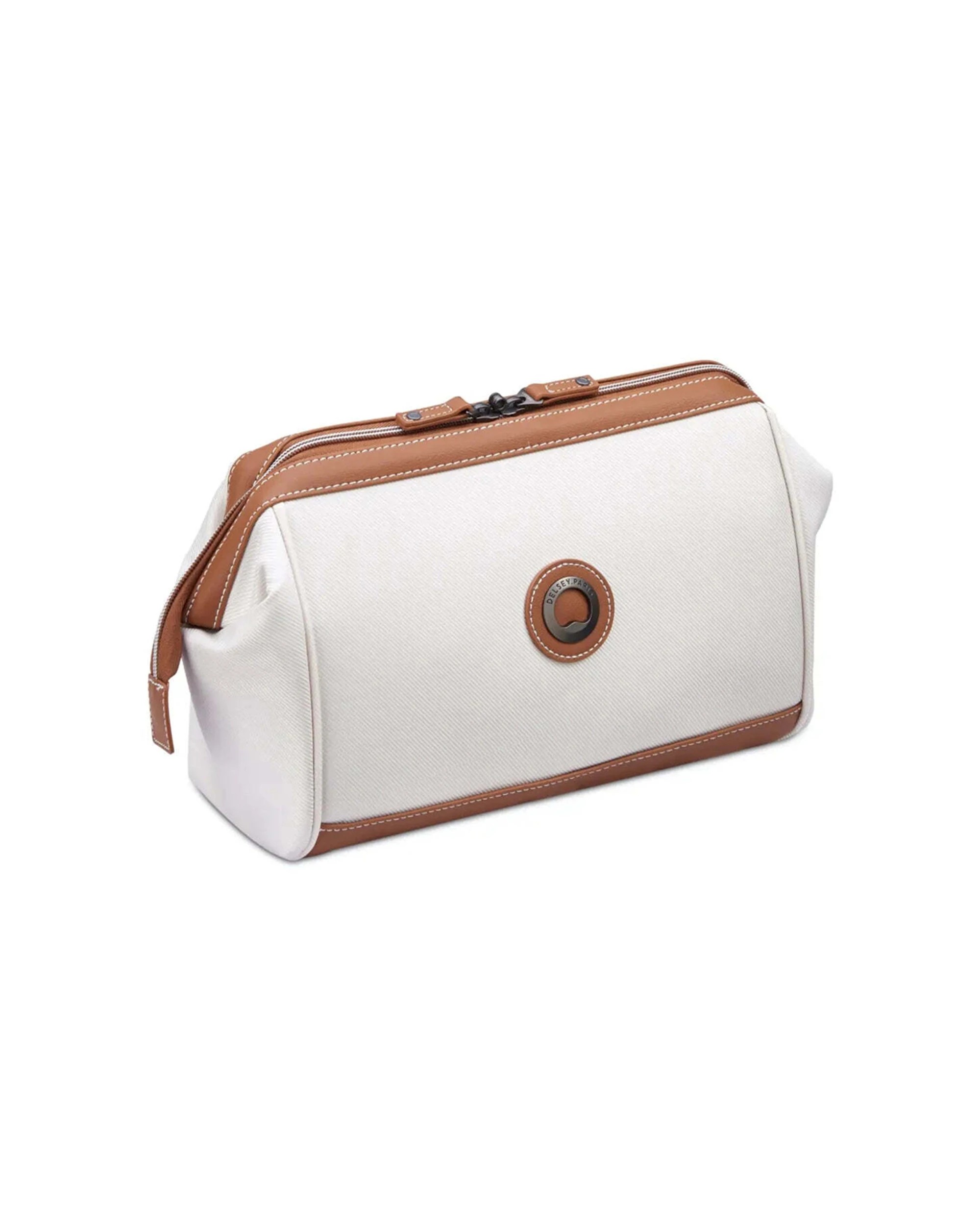 4 Delsey Chatelet Air 2.0 Toiletry Bag Large Opening Fully Lined Interior Angora - White, 4 of 6