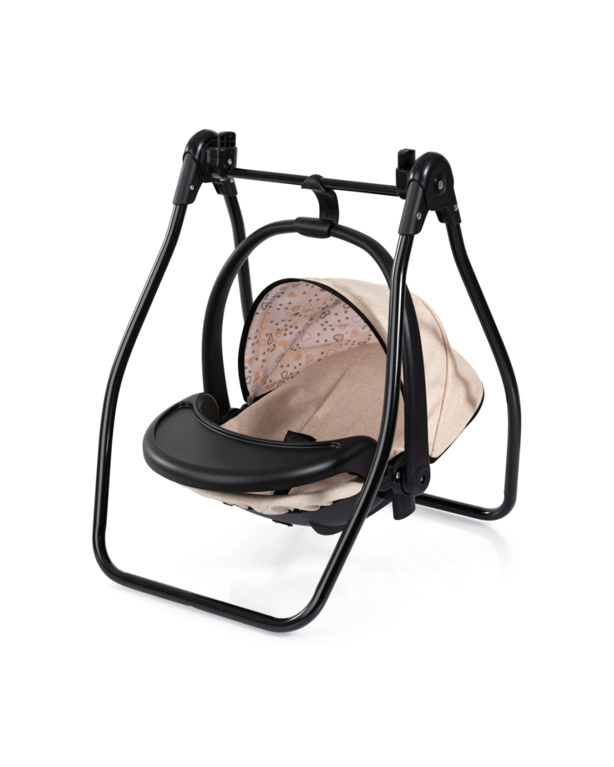 1 Bayer High Chair With Swing Set Foldable Travel Bed For Dolls 40cm - Beige, 1 of 6