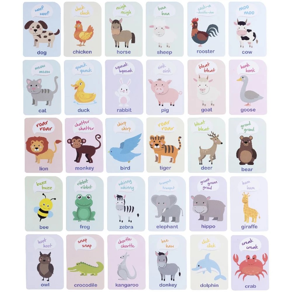 2 Kadink Large Flashcards 30 Pack Animals, 2 of 4
