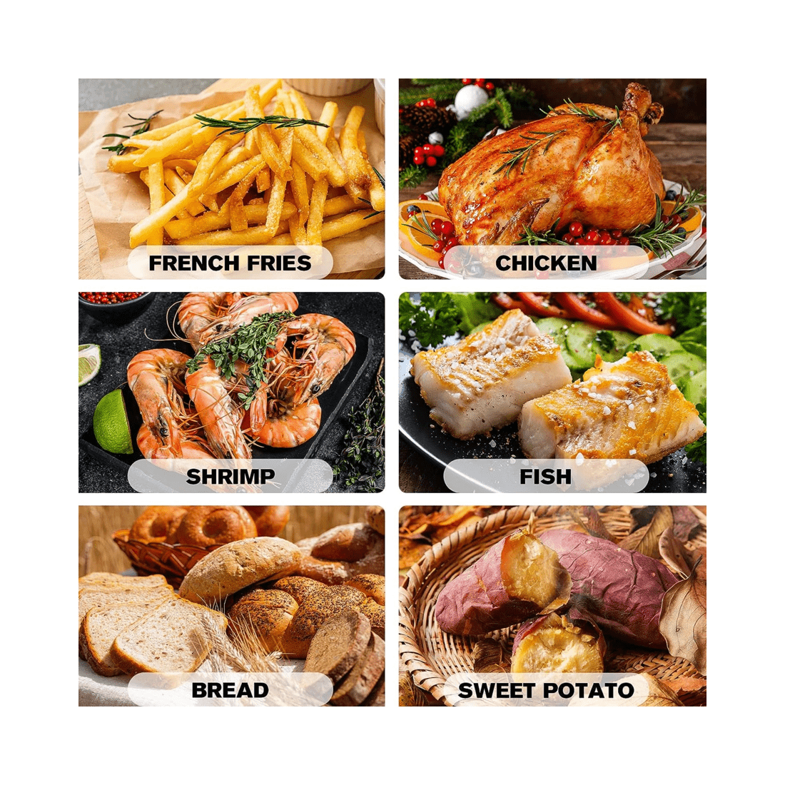 4 Advwin Air Fryer 8l Xxl Led Fryers Oven Airfryer Healthy Cooker Free Oil Kitchen, 4 of 7