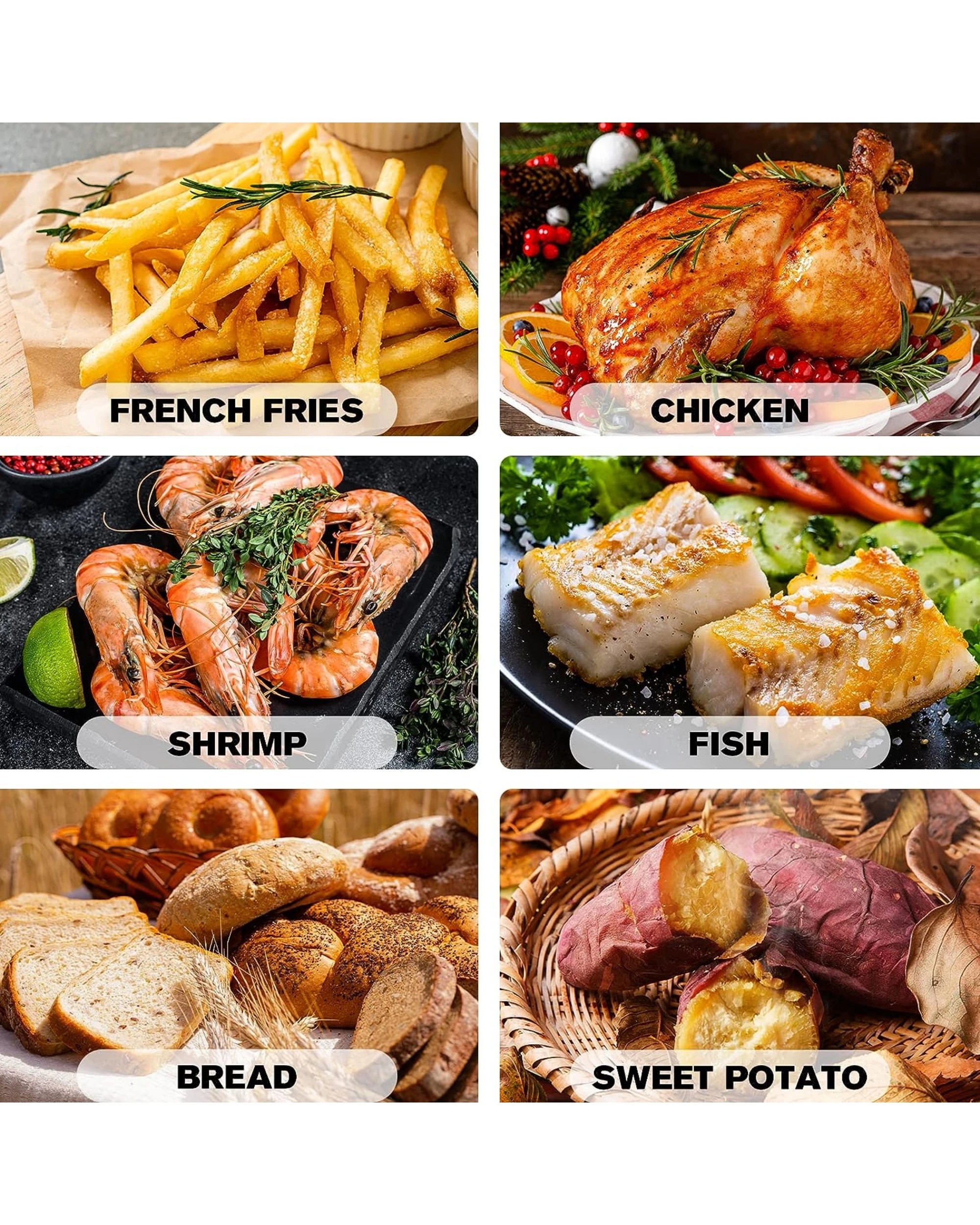 4 Advwin Air Fryer 8l Xxl Led Fryers Oven Airfryer Healthy Cooker Free Oil Kitchen, 4 of 7