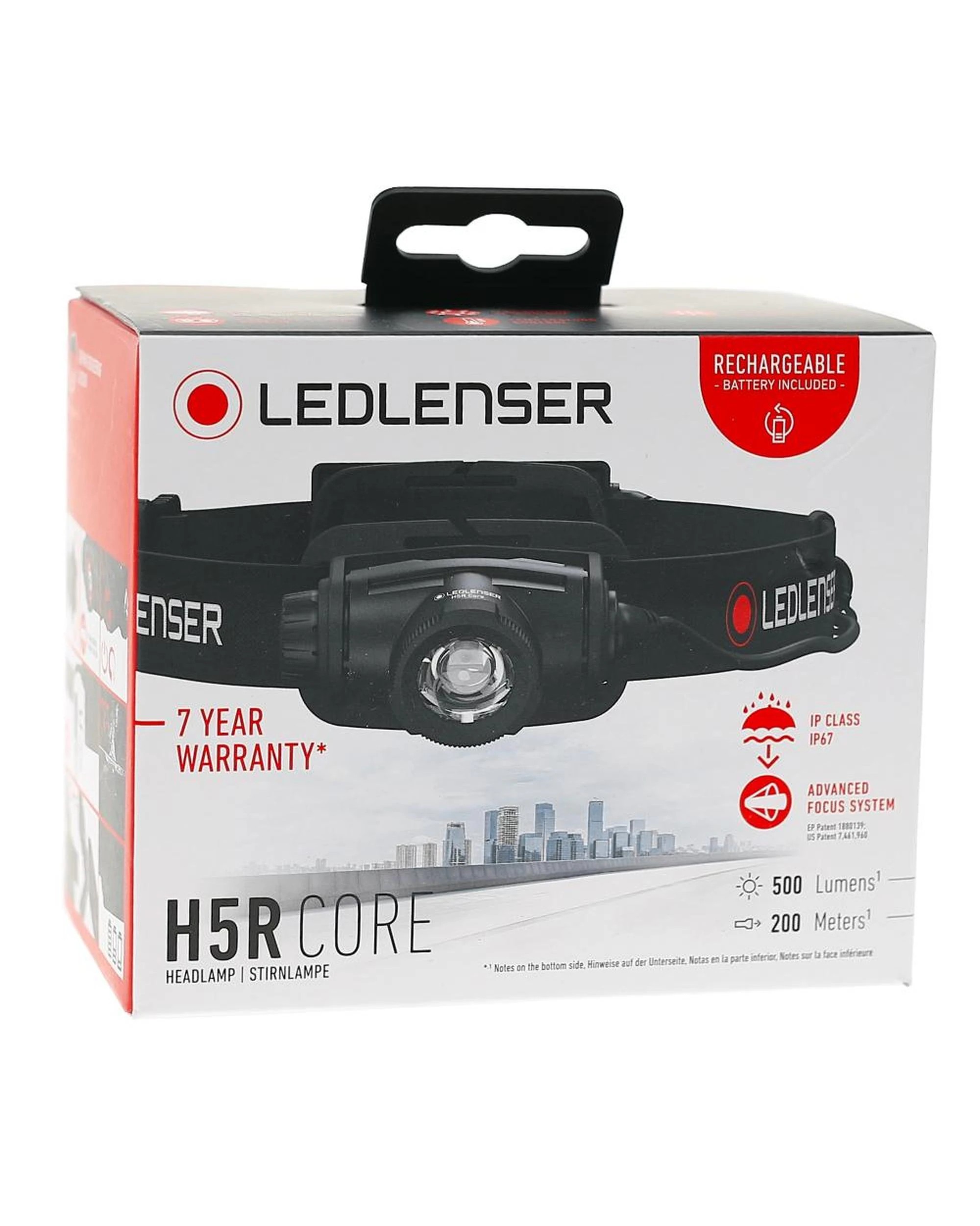 4 Ledlenser H5R Core Rechargeable Focusable Flashlight Head Torch  500 Lumen, 4 of 4