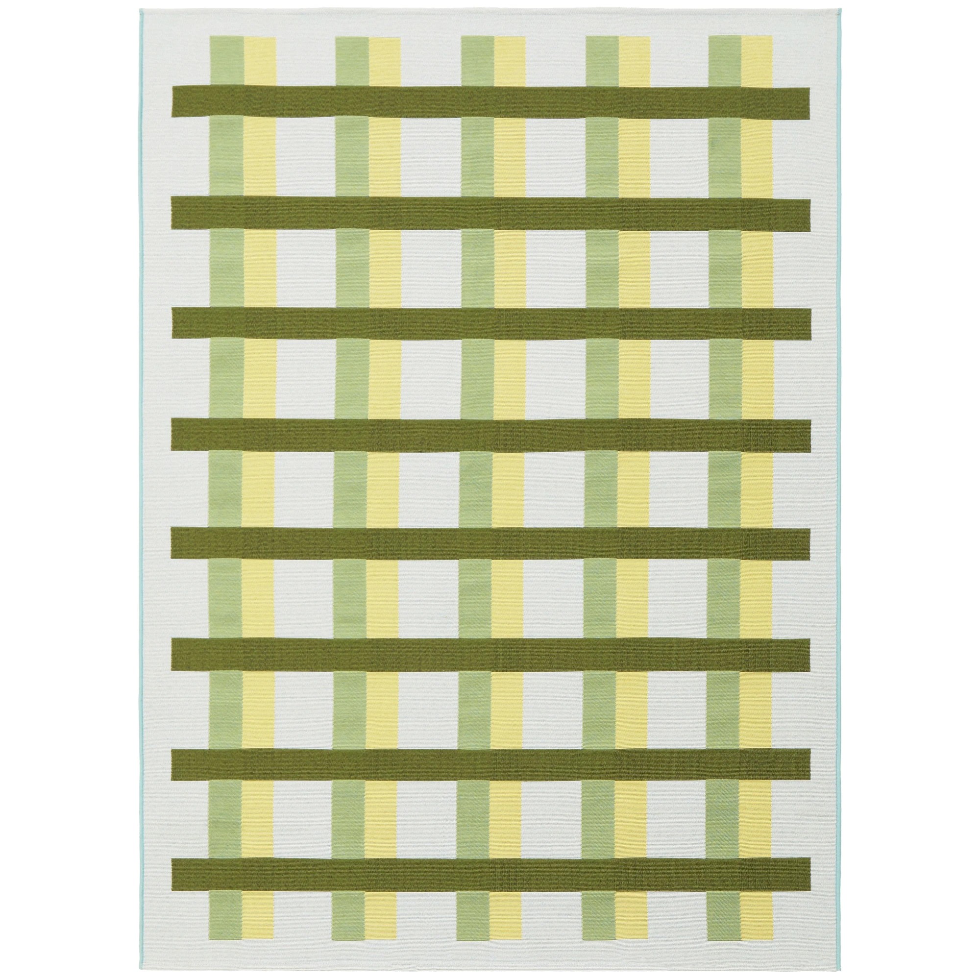 2 Common Ground Rugs Horizon Lattice 230x160cm - Medium Pet Friendly Outdoor Floor Rug - Green, 2 of 9