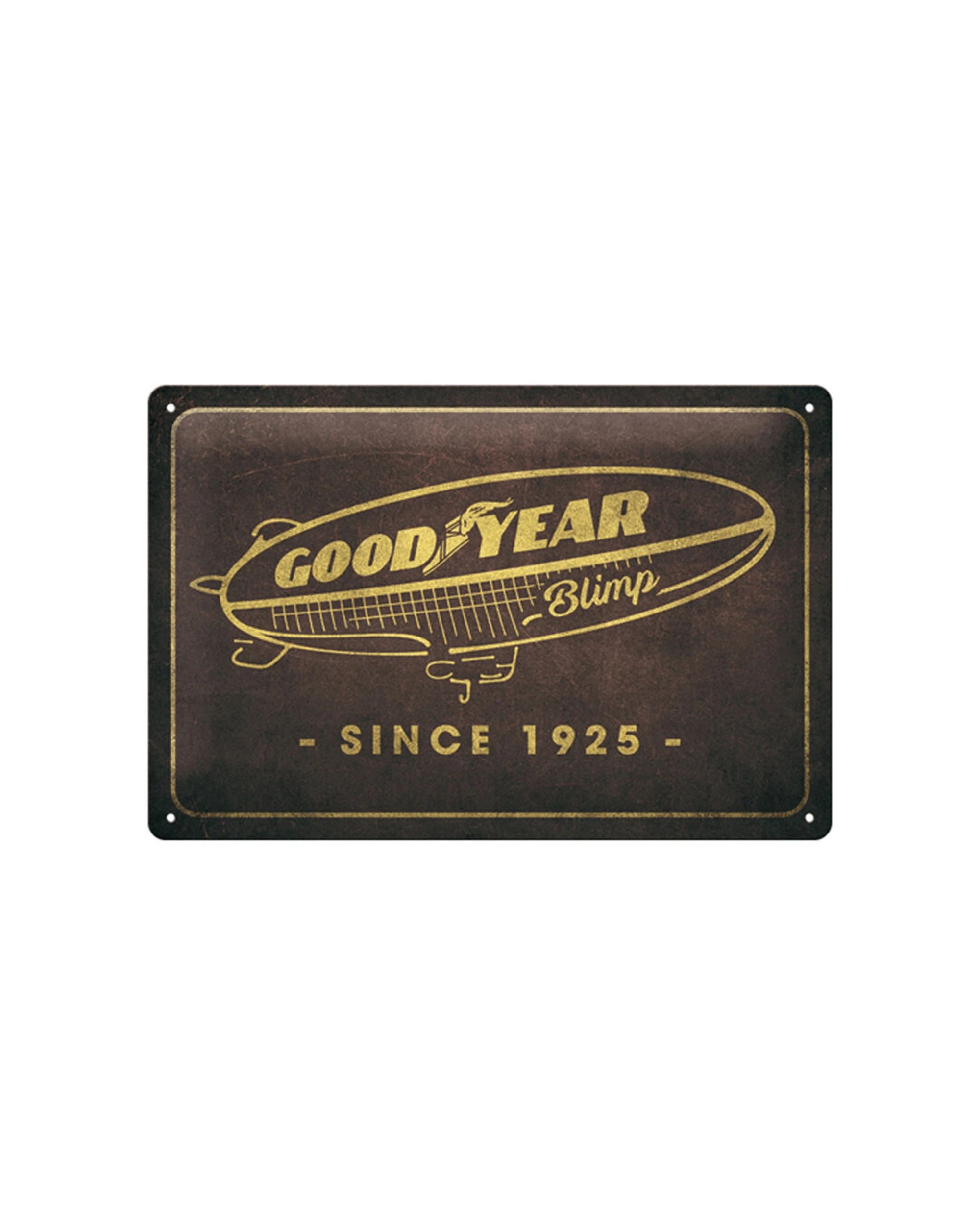 1 Nostalgic-Art Medium 20x30cm Metal Wall Art Sign Plaque - Goodyear Blimp Since 1925 - Multi, 1 of 1