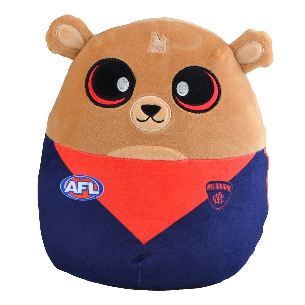 1 AFL Squidglys Melbourne Plush Toy, 1 of 2