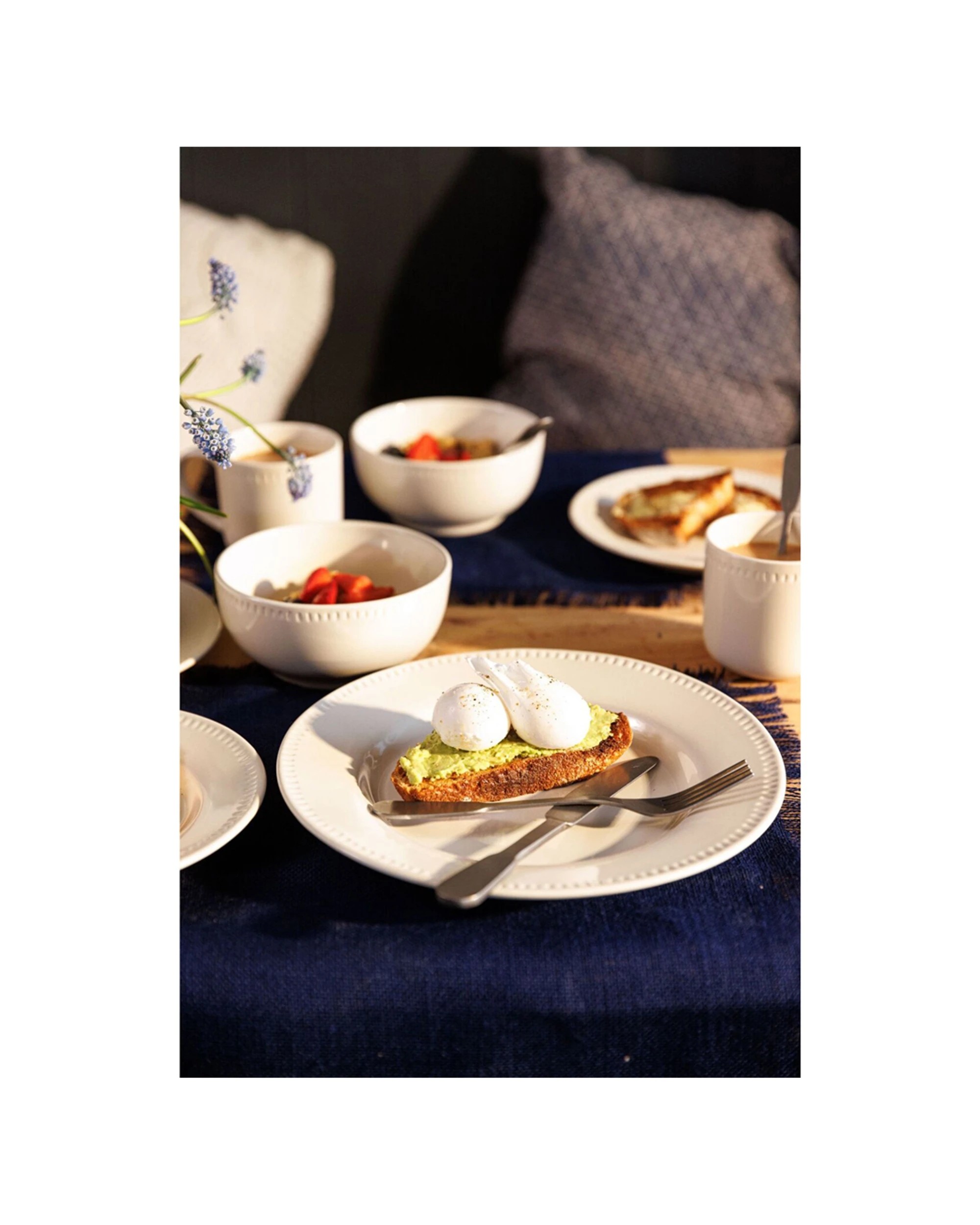 8 Mikasa 4pc Cranborne Stoneware Cereal Bowl Set 15cm - White, 8 of 8