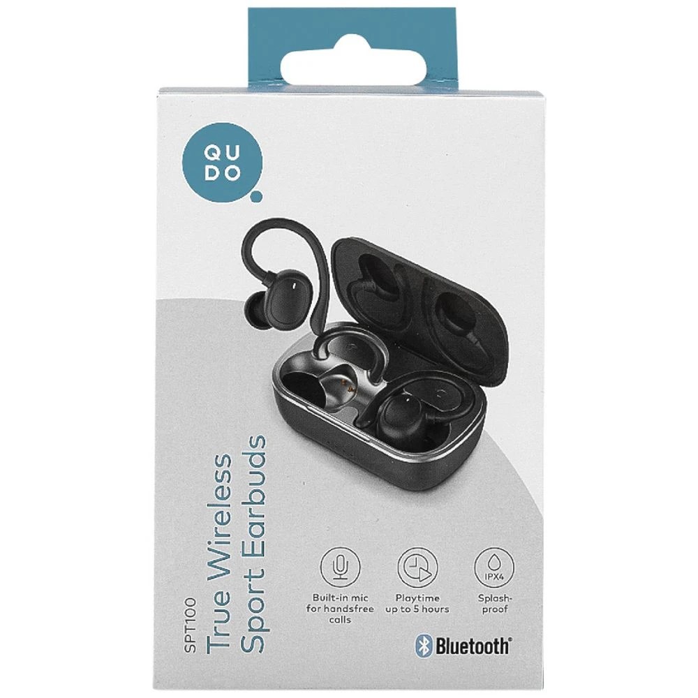 2 Qudo G95 True Wireless Sports Earbuds Black, 2 of 4