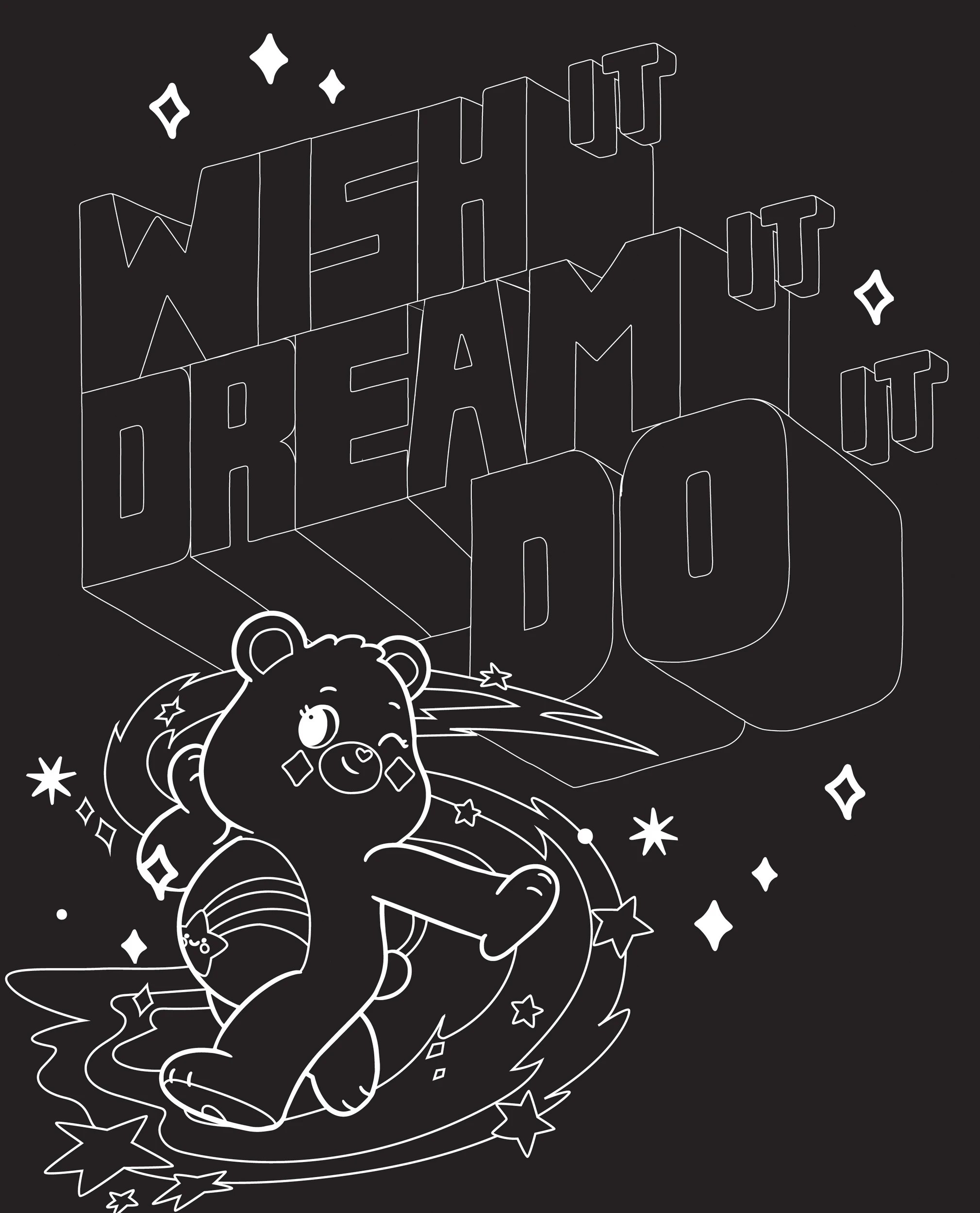 3 Care Bears: Scratch Colouring - Book, 3 of 3