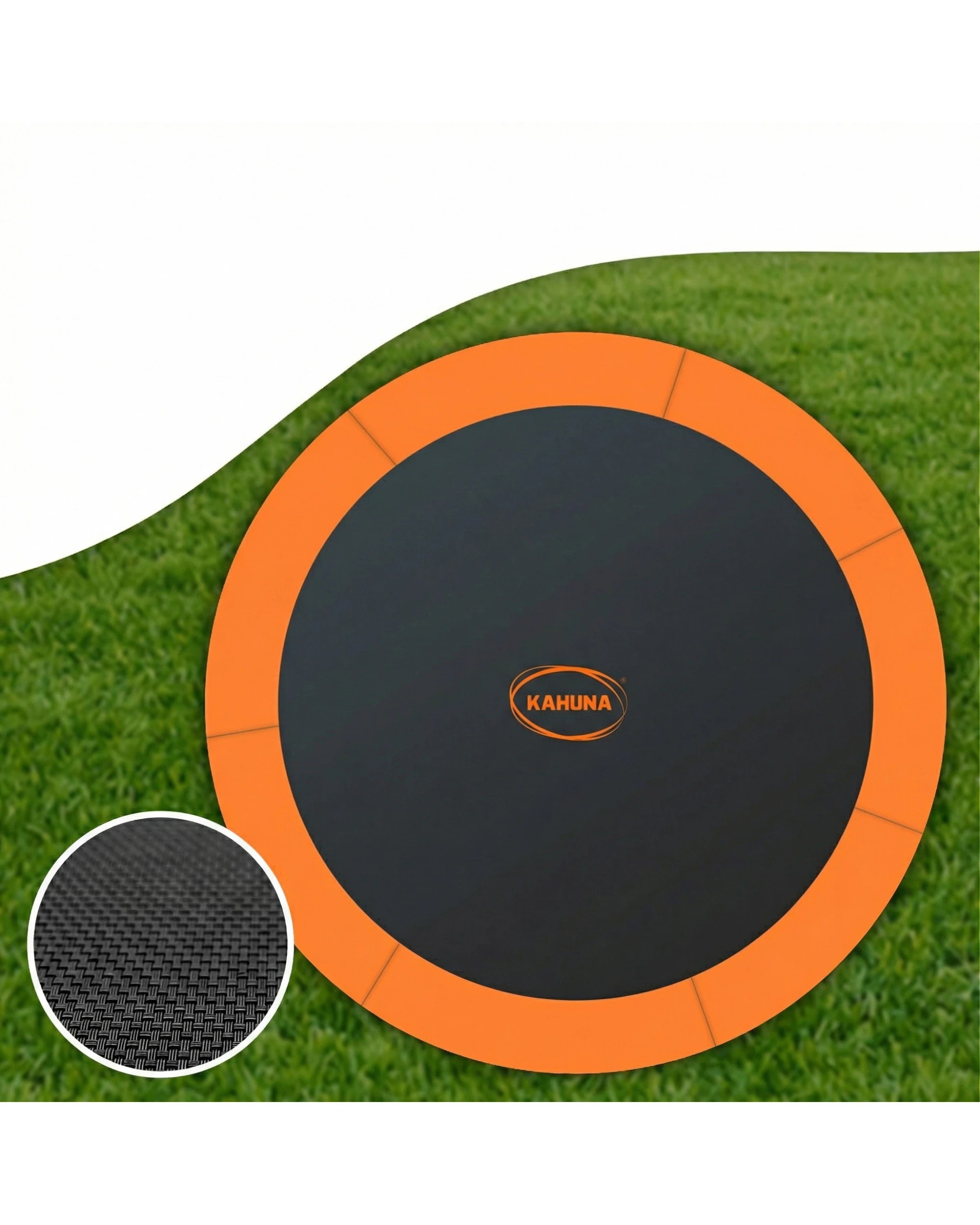 2 Kahuna Classic 6 ft Trampoline - Orange, 2 of 8