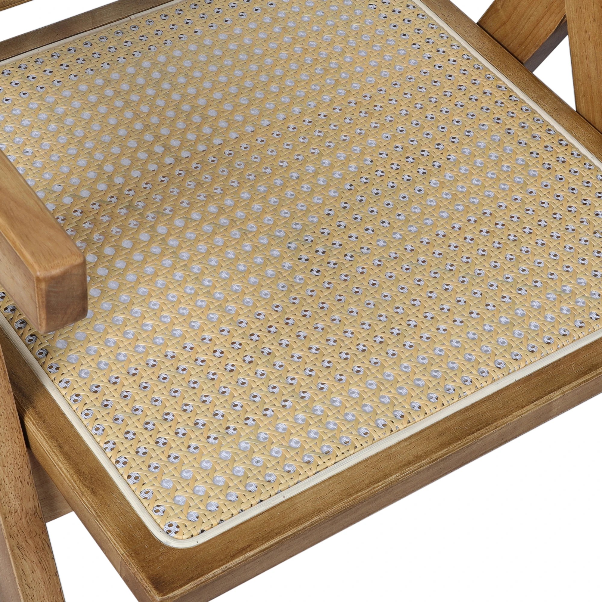 3 Levede 1 Set Of 4 Rattan Dining Chair - Natural, 3 of 6