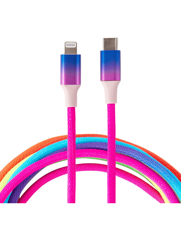 USB-C to Lightning Rainbow Cable - 2m