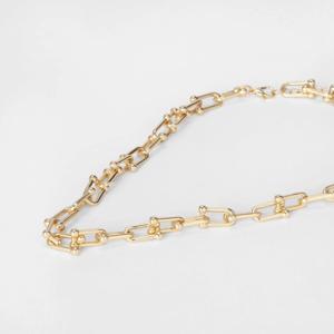 Intricate Chain Necklace - Gold Tone