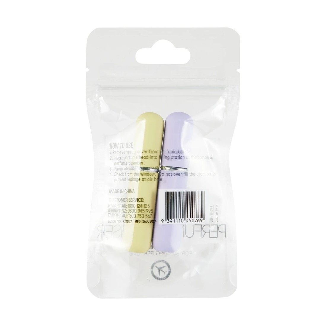 8 OXX Travel 2 Pack Perfume Atomiser, 8 of 8