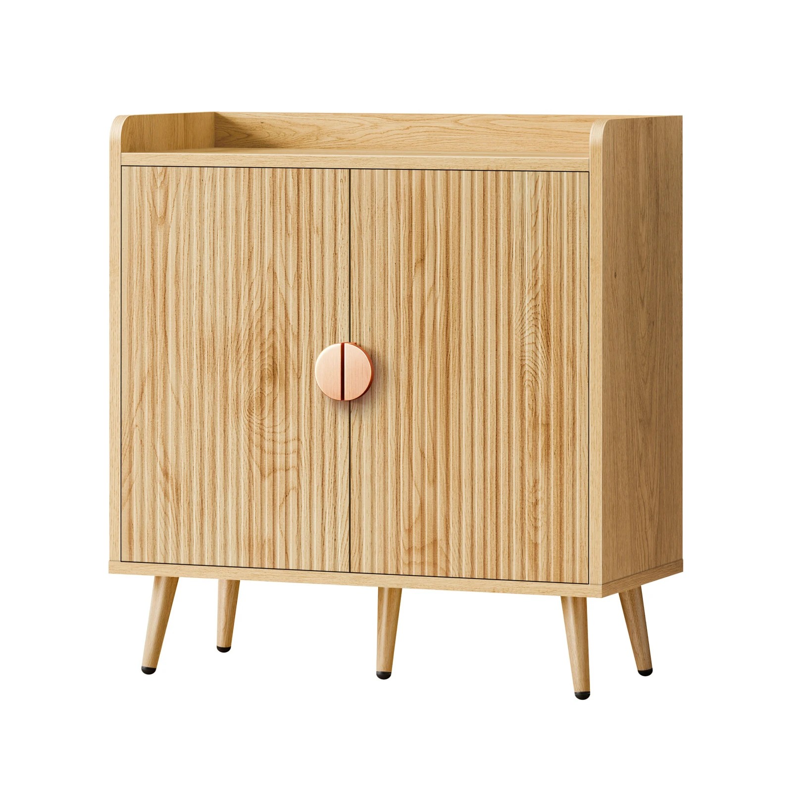 1 Alfordson Buffet Sideboard Cupboard Storage Cabinet Hallway Kitchen - Oak, 1 of 10