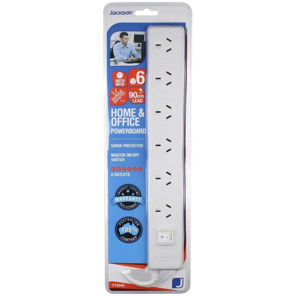 2 Jackson 6 Outlet Surge Powerboard, 2 of 2