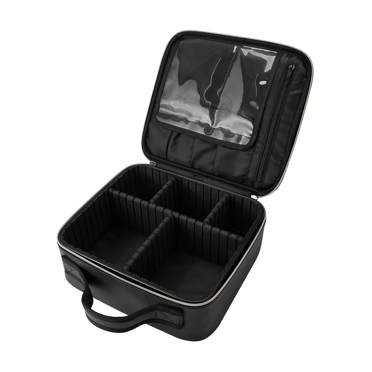 6 Beauty Case with Dividers - Black, 6 of 9