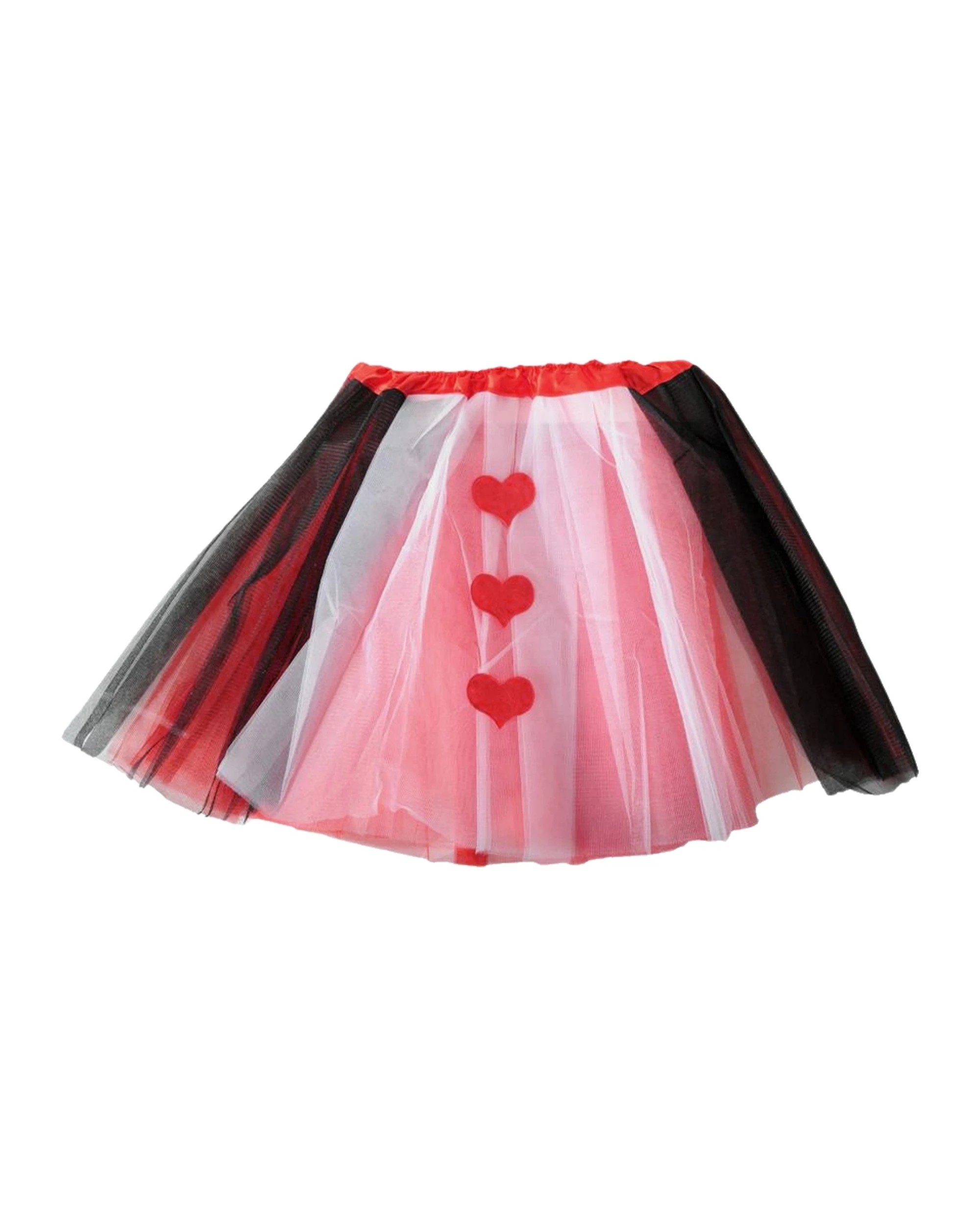 1 JD Party Childs Queen of Hearts Tutu - One Size - Red, 1 of 1
